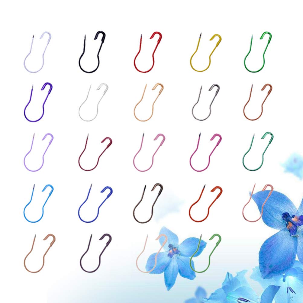 EXCEART 100pcs Brooch Pins for Clothing, Diaper Safety Pins, Nappy & Crafting - Assorted Sizes for Dressmaking, Sewing, Baby Clothes & DIY Projects - Secure Fabric, Napkins & Crafts