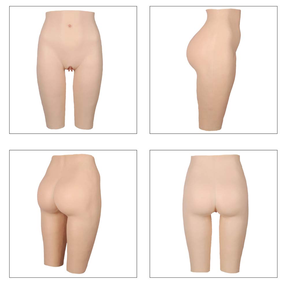 Realistic Silicone Butt Shaper Pants - Hip Enhancer Shapewear for Crossdresser, Transgender & Cosplay | Perfect for Costumes, Drag Shows & Body Contouring