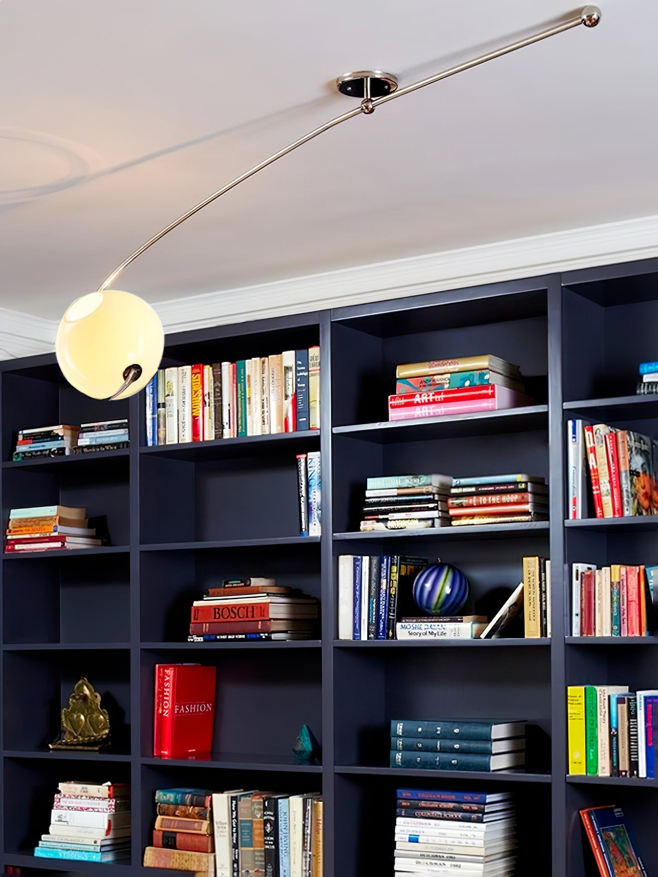 Astral Curve Modern Ceiling Lamp - Elegant LED Lighting Fixture for Living Room, Bedroom & Dining Room Decor