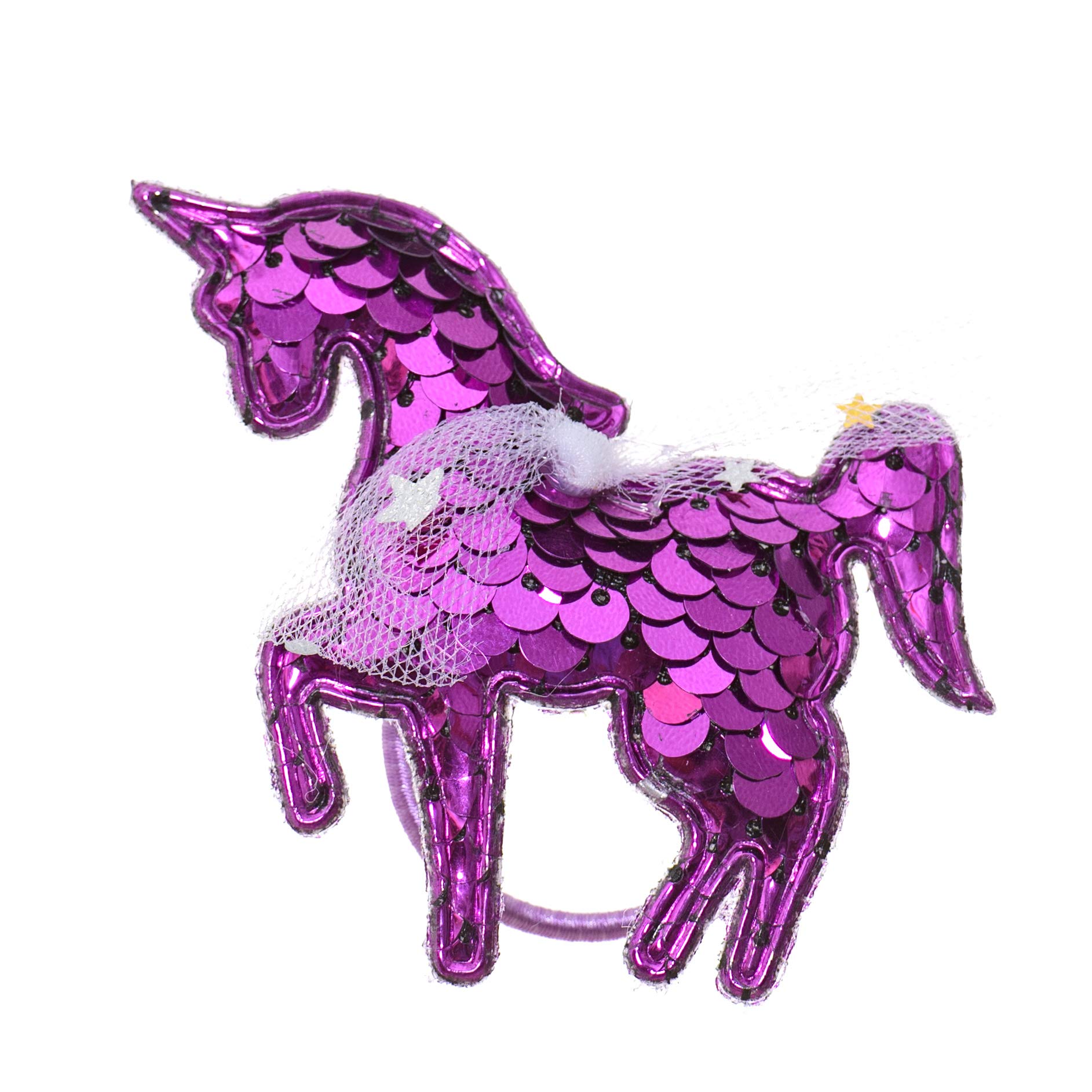 Sparkly Unicorn Sequin Hair Bands for Girls - Glitter Hair Accessories for Kids & Teens - Perfect for Birthday Parties, School, Dance & Everyday Wear