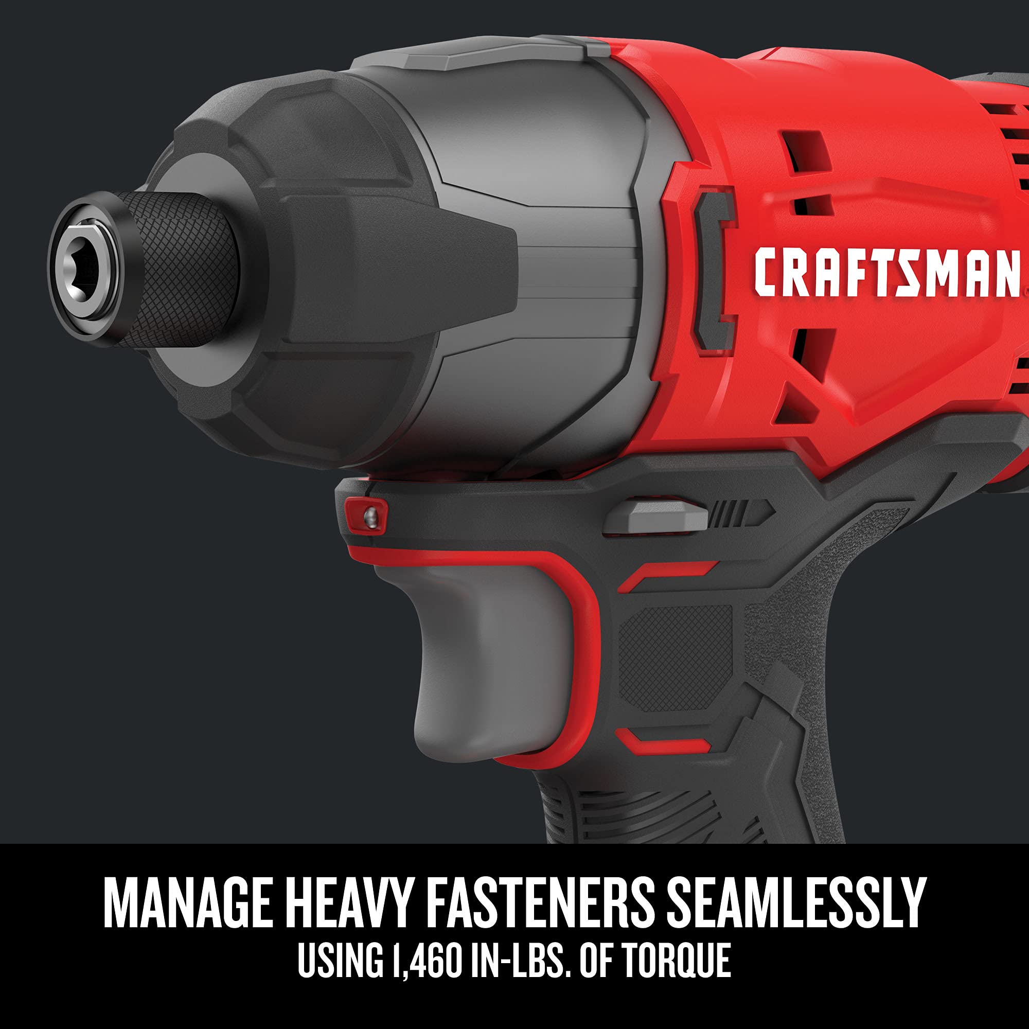 CRAFTSMAN V20 MAX 4-Tool Cordless Power Tool Combo Kit (CMCK401D2AM) - Drill, Impact Driver, Circular Saw & Work Light for DIY Projects & Home Improvement