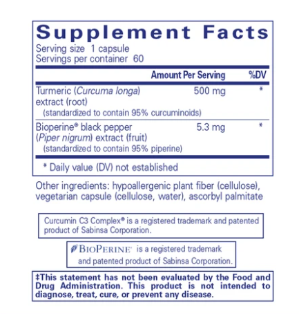 Premium Turmeric Curcumin 500mg with Bioperine® for Joint Support & Inflammation Relief – Natural Supplement for Pain Management & Immune Health