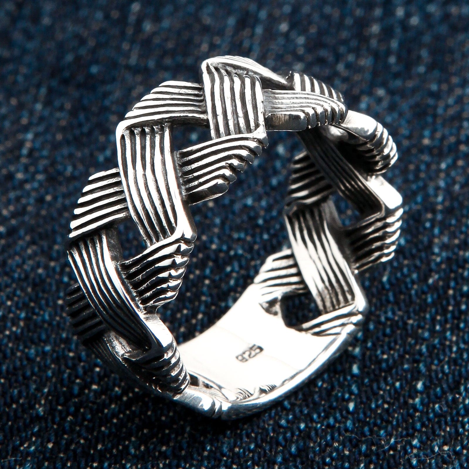 Handmade Wave Knot Sterling Silver Band Ring for Women - Boho Chic Jewelry for Everyday Wear & Special Occasions