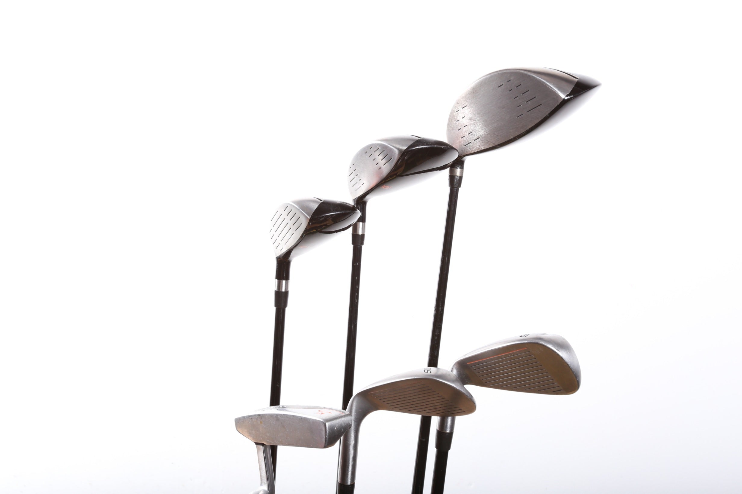 Cobra King Junior Golf Club Set - Right Hand Youth Driver, Fairway Wood, Hybrid, 9 Iron, Sand Wedge & Putter - Perfect for Young Golfers Learning & Practicing on the Course