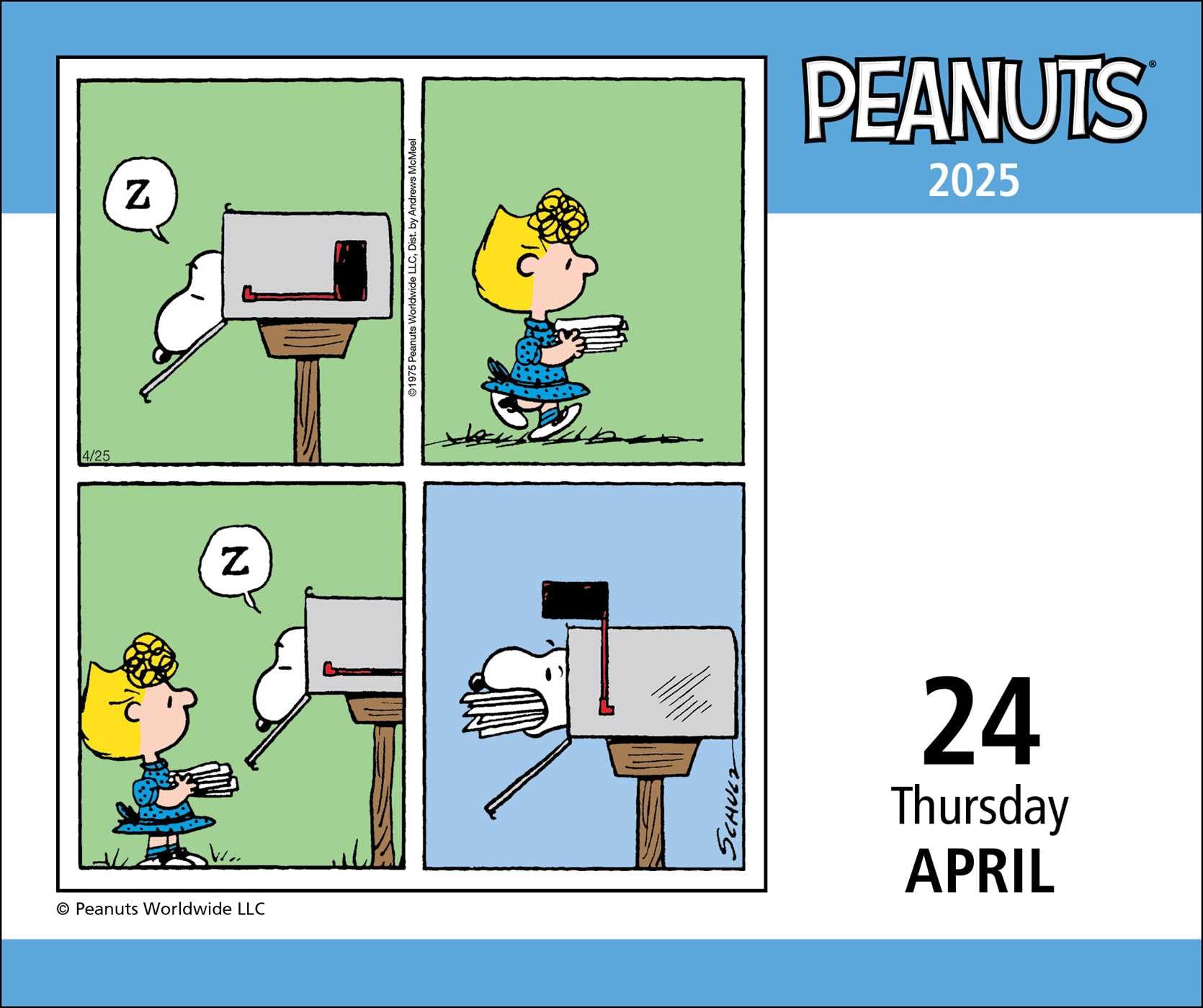 Peanuts 2025 Day-to-Day Calendar - Fun Daily Comics for Office, Home & School - Perfect Gift for Peanuts Fans & Collectors