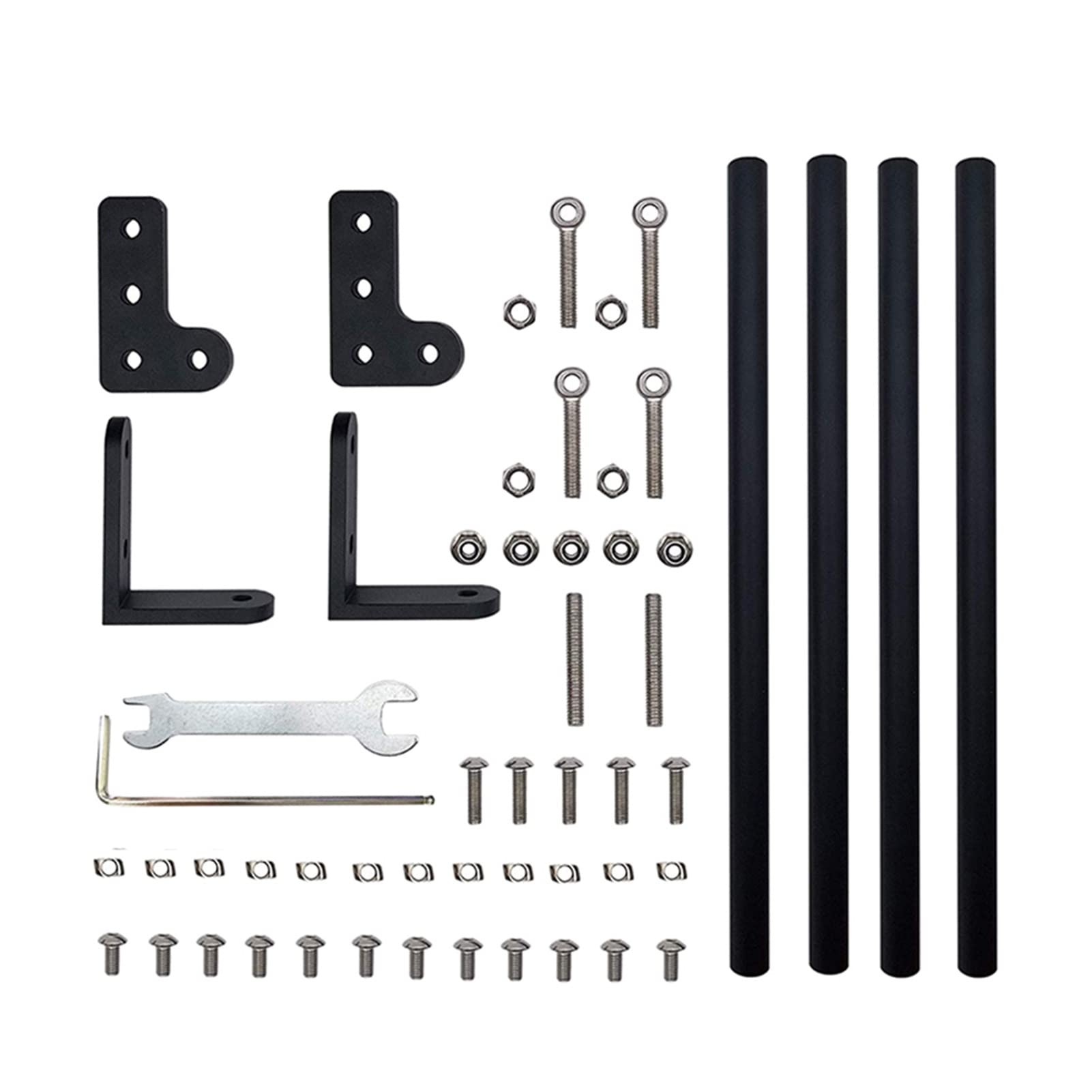 Creality CR-10/CR-10S/CR-10 S5 3D Printer Z-Axis Upgrade Kit - 500MM Supporting Rod Set & Pull Rod Frame Stabilizer | Improve Print Quality & Reduce Vibration | Perfect for DIY 3D Printing Enthusiasts & Professional Makers