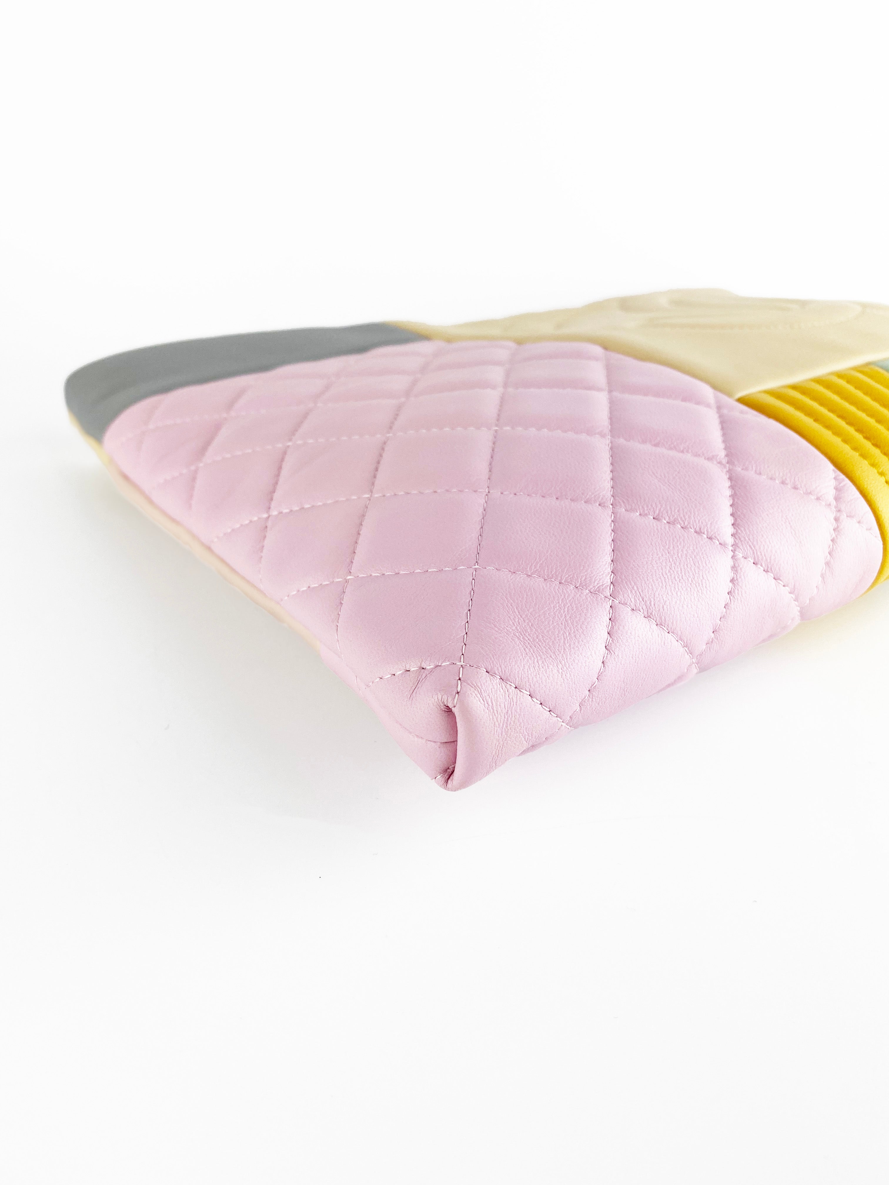 Chanel Multicolor Quilted Patchwork Leather Pouch - Luxury Cosmetic Bag for Women, Perfect for Travel & Everyday Use