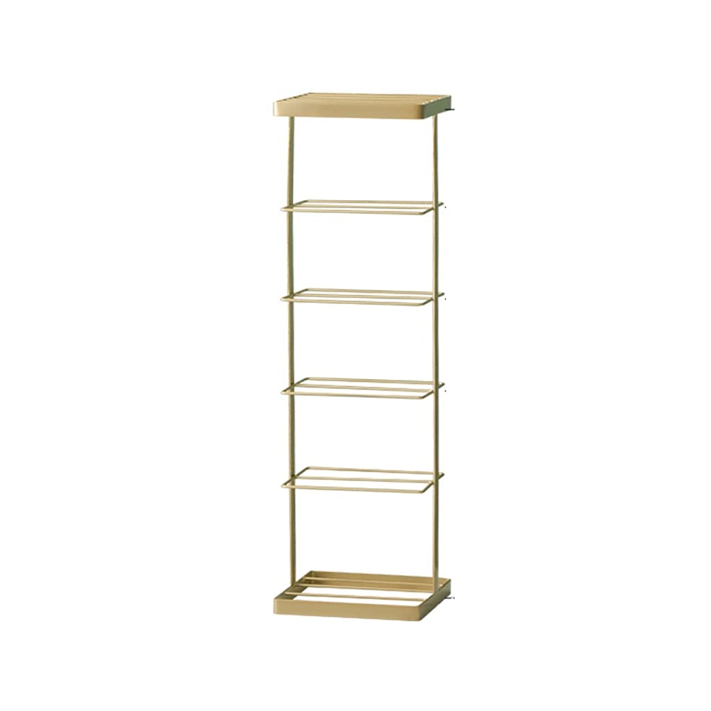 YIFEI2013-SHOP Metal Shoe Rack Organizer - Sturdy Iron Art Hallway Shoe Shelf for Living Room, Bedroom & Entryway - Space Saving Shoe Storage Solution (Color: A) - Perfect for Small Apartments & Closet Organization