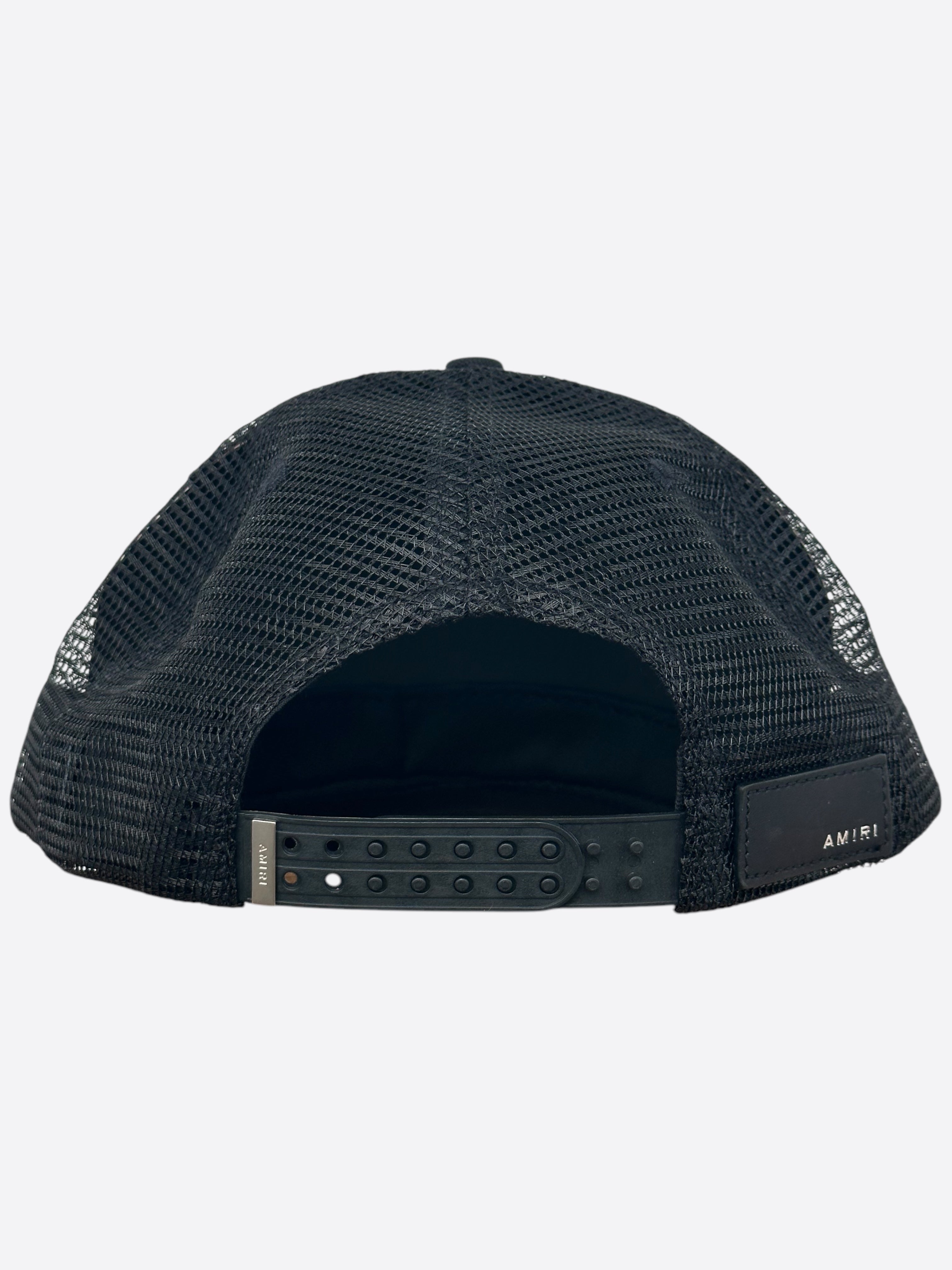 Amiri Black & Brown Triple Star Trucker Hat - Stylish Baseball Cap for Men & Women - Perfect for Outdoor Activities, Concerts & Streetwear Fashion