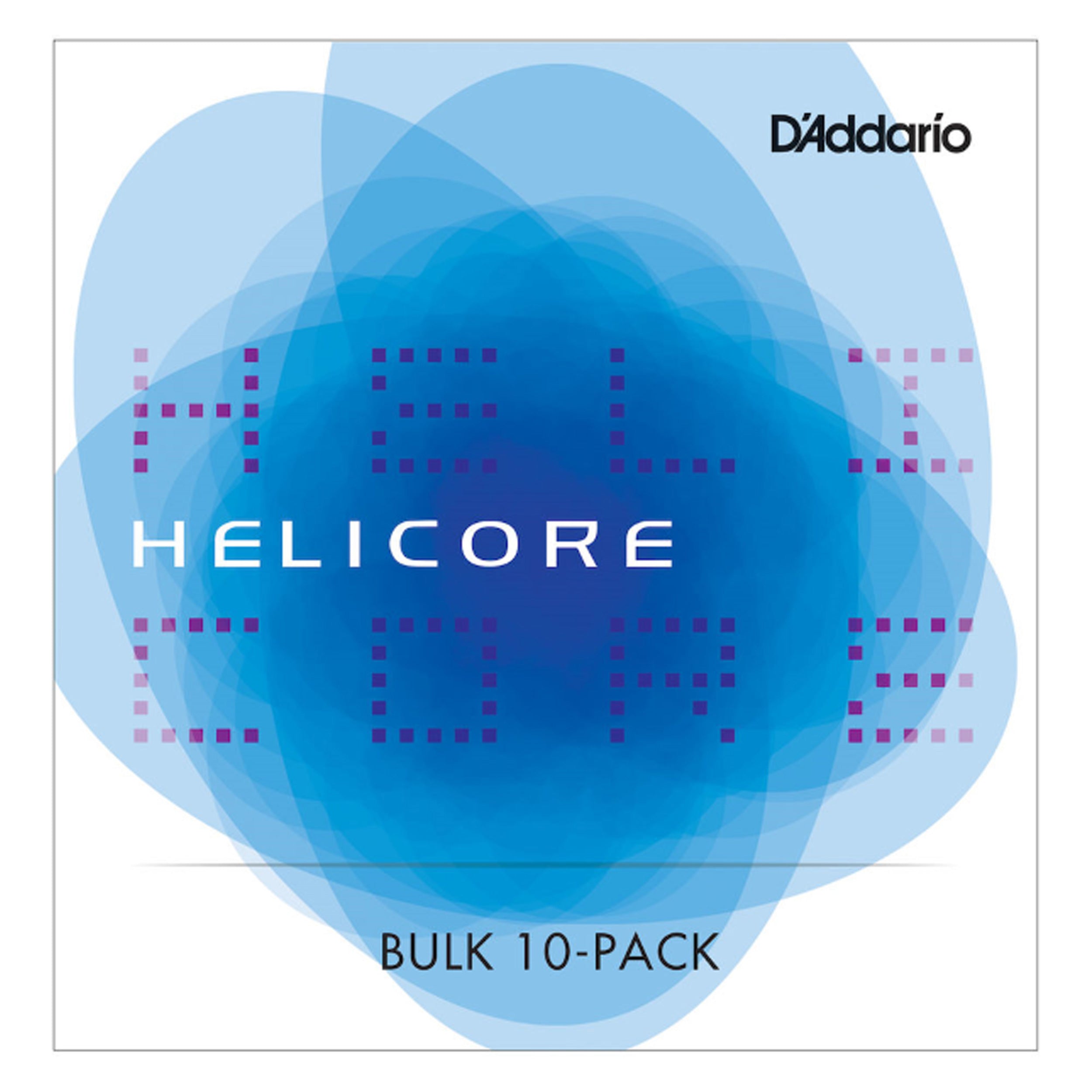 D'Addario Helicore Orchestral Bass String Set - 1/4 Scale Medium Tension (10 Pack Bulk) | Professional Quality Strings for Orchestral Performances & Practice Sessions