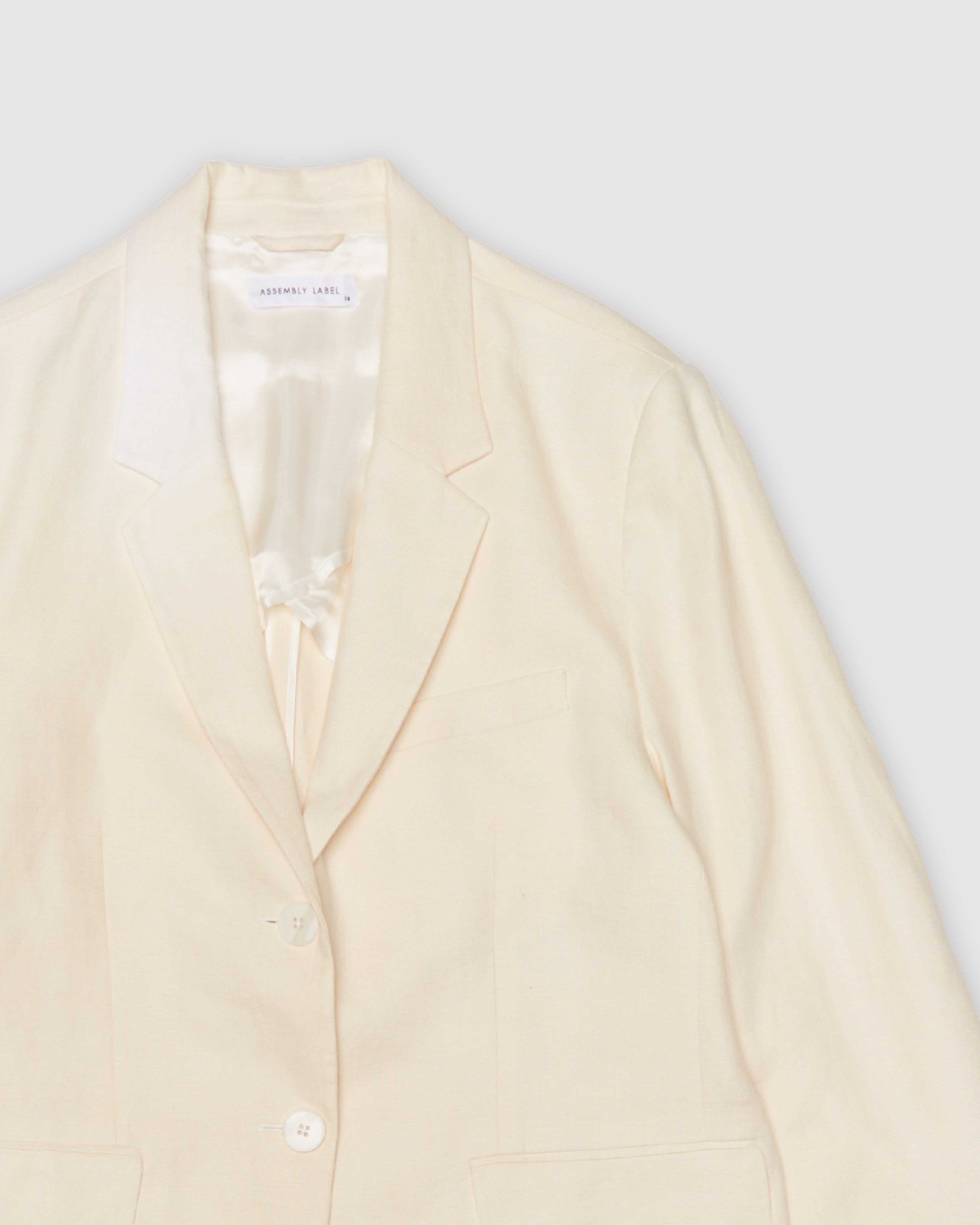 Vintage Linen Jacket for Women - Breathable & Lightweight Summer Blazer - Perfect for Outdoor Events, Travel & Casual Office Wear