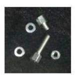 D-Sub Female Connector Accessories - Screw Lock Straight Brass Tin Over Copper (250 Pack) - Ideal for Industrial Automation, Computer Networking, and Electronic Equipment Assembly