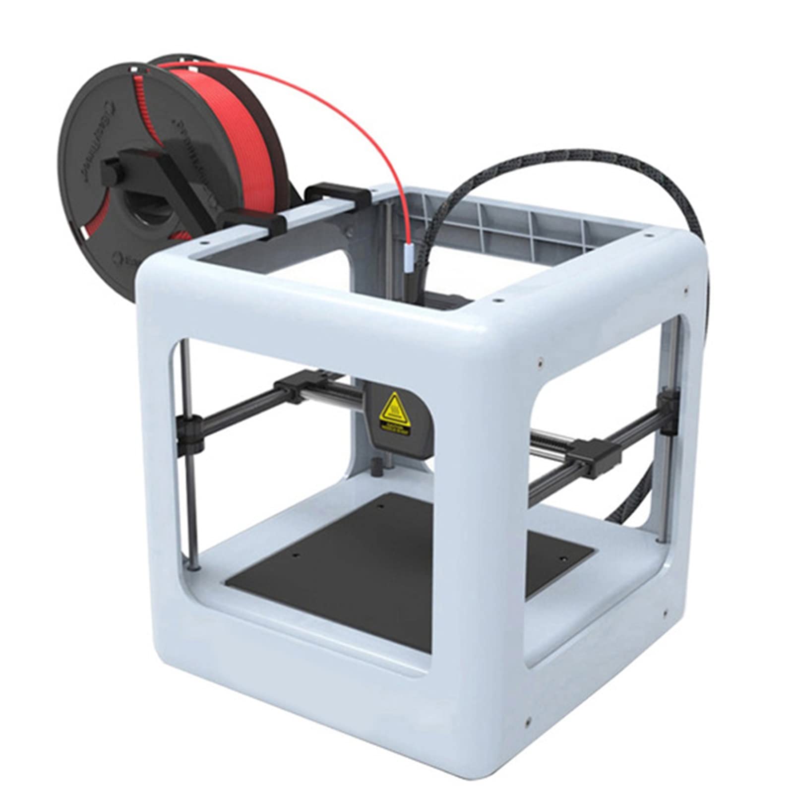 XXG-GAME White Mini 3D Printer for Kids - Compact Children's Toy 3D Modeling Machine with Building Model Mold - Perfect for STEM Education, DIY Projects & Creative Play (Color: White)