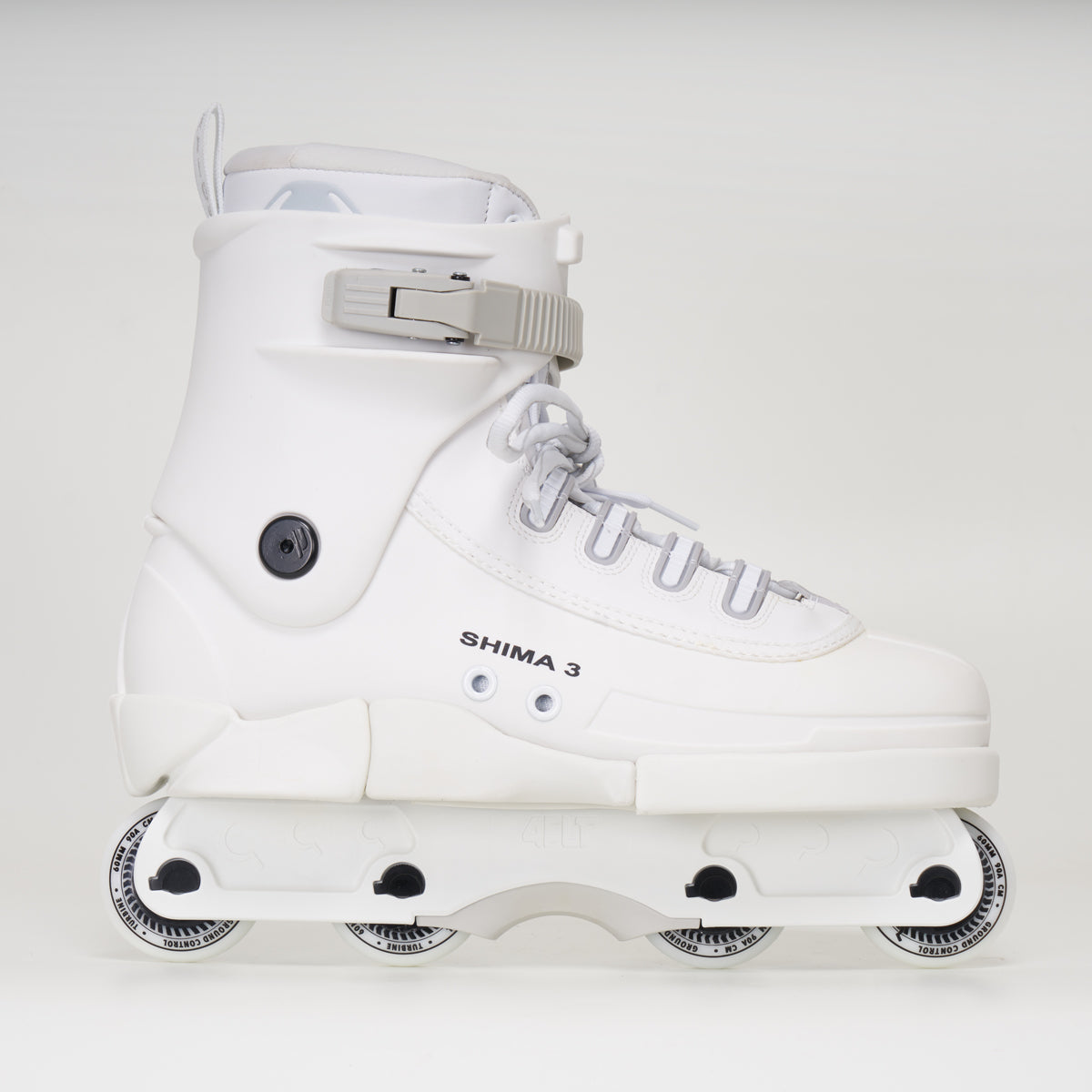 Shima 3 White Inline Skates for Men & Women - High-Performance Rollerblades for Fitness, Outdoor & Indoor Skating