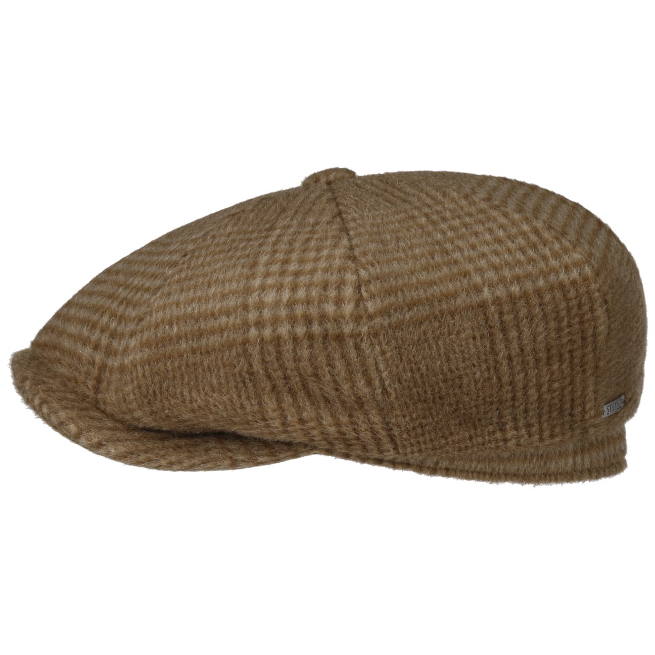 Stetson Hatteras Poundhill Wool Mix Flat Cap for Men - Classic Winter Hat for Outdoor Activities, Hiking, and Casual Wear