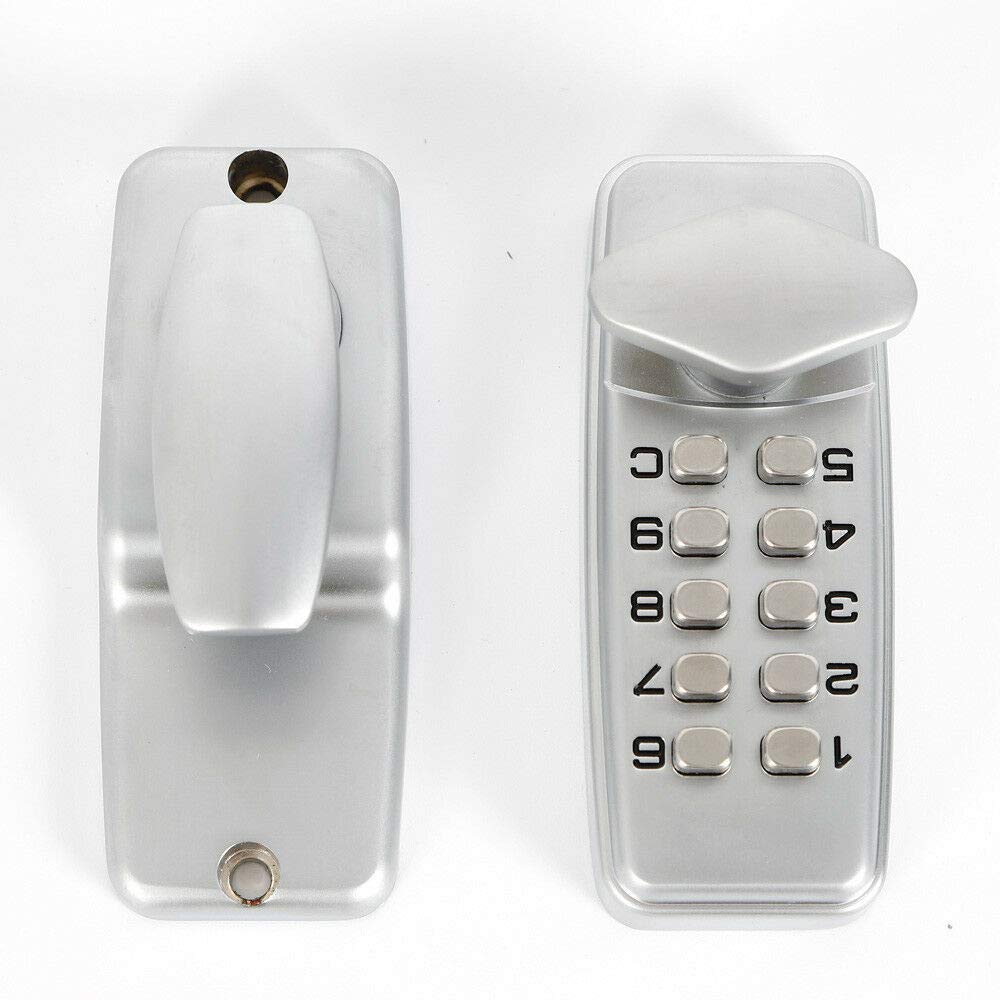 Smart Keyless Digital Electronic Password Door Lock - Mechanical Security Lock for Home & Office, Indoor & Outdoor Use (107x42x25mm) - Ideal for Apartments, Garages, and Storage Rooms