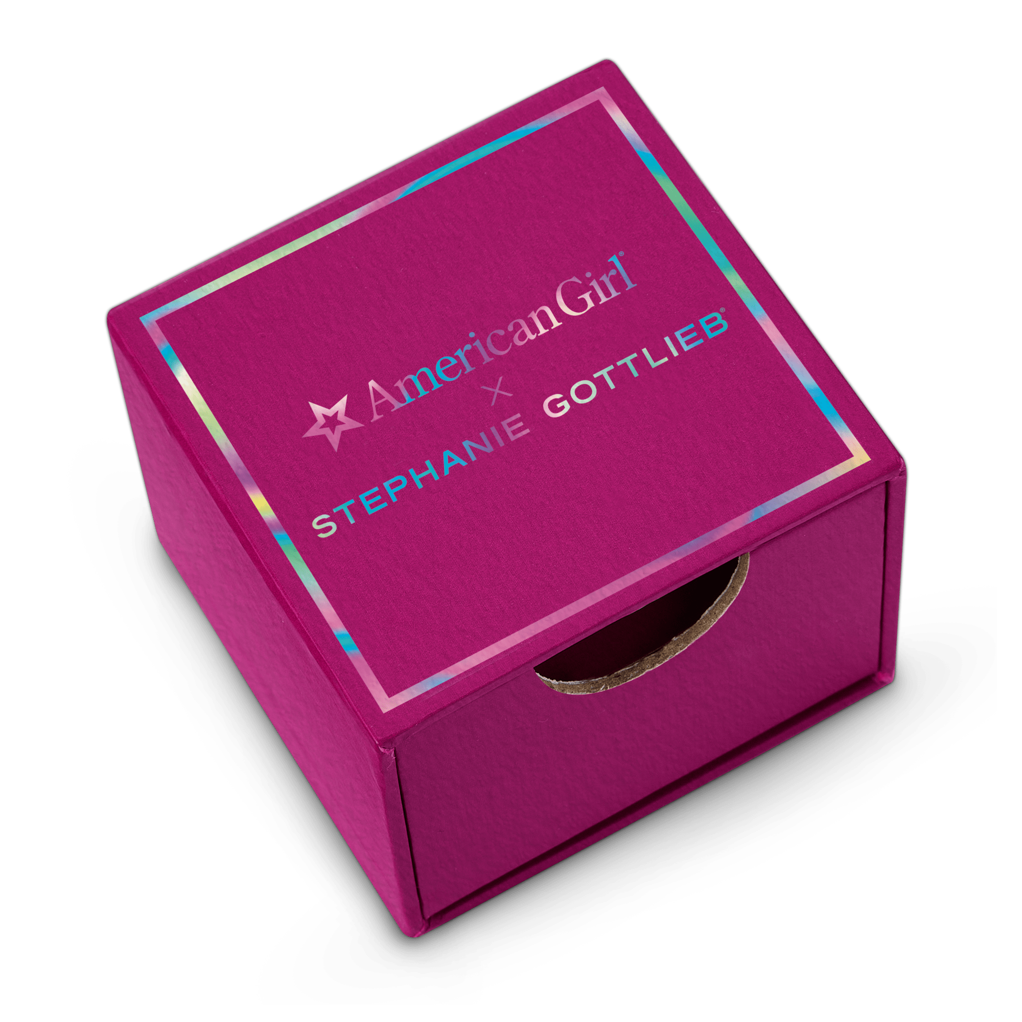 American Girl® x Stephanie Gottlieb Radiant Rainbow Stud Earrings for Girls | Sparkling Crystal Jewelry Gift for Kids, Teens & Adults | Perfect for Birthdays, Parties & Special Occasions