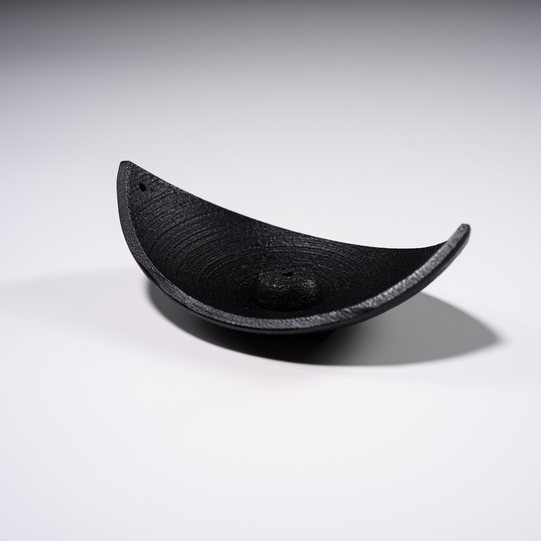 Yamagata Cast Iron Incense Holder - Sasafune Small Size - Traditional Japanese Incense Burner for Meditation, Yoga & Home Decor