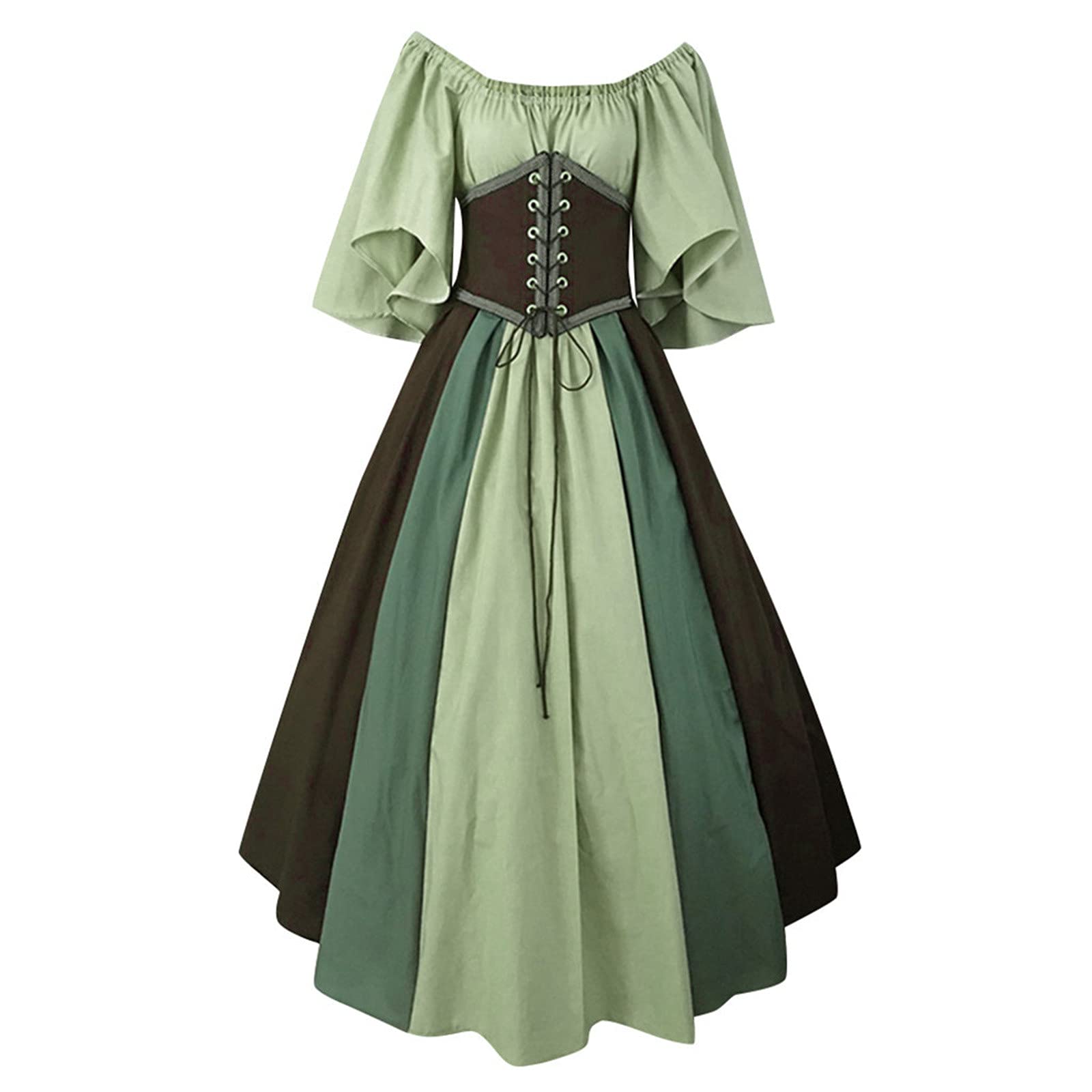 Peqiut Renaissance Dress for Women Plus Size | Medieval Renaissance Costume & Cosplay Overdress | Perfect for Renaissance Fairs, Halloween, LARP & Themed Parties