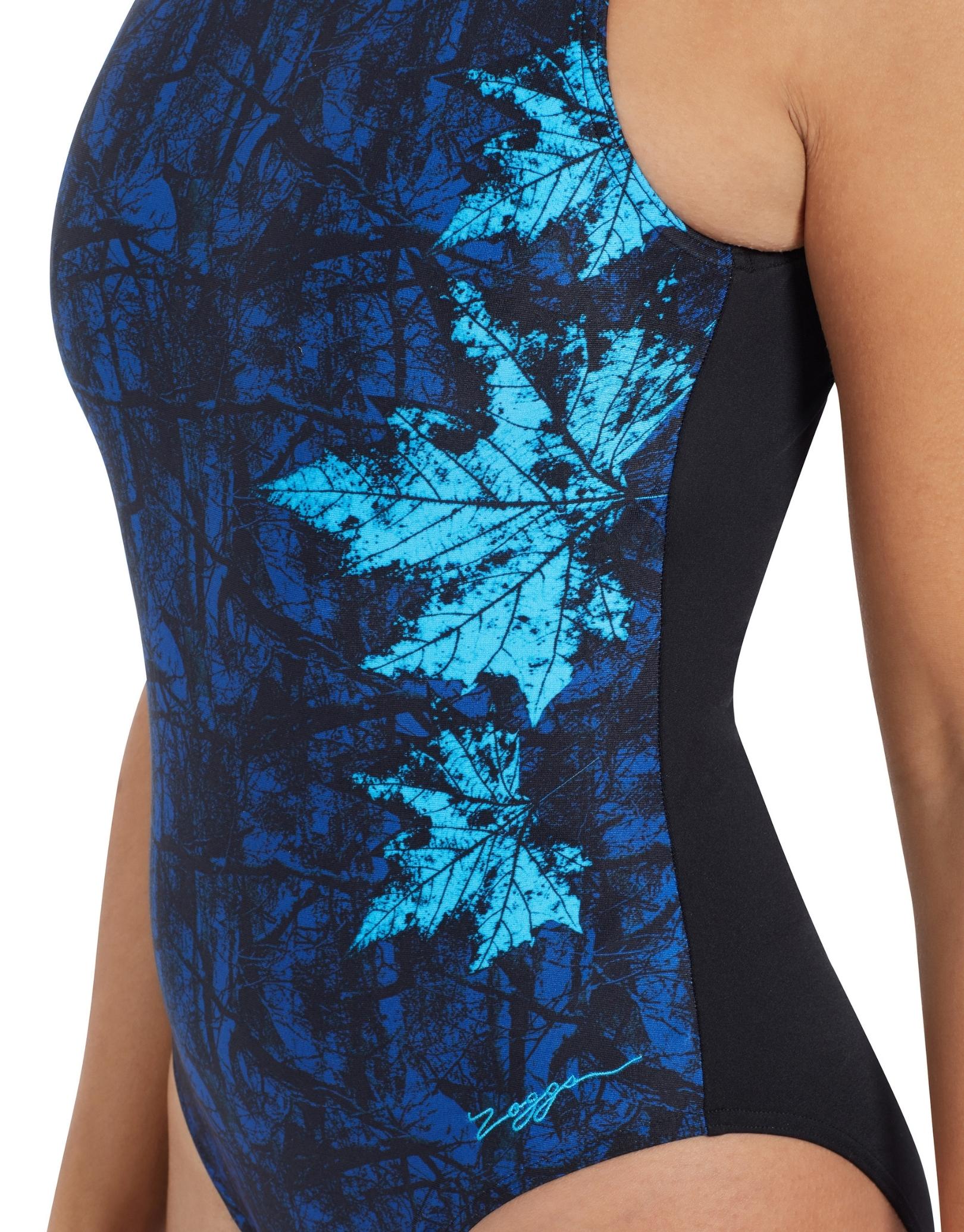 Indigo Forest High Front Swimsuit for Women - Sexy One Piece Bathing Suit with Tummy Control - Perfect for Beach, Pool, and Summer Vacations