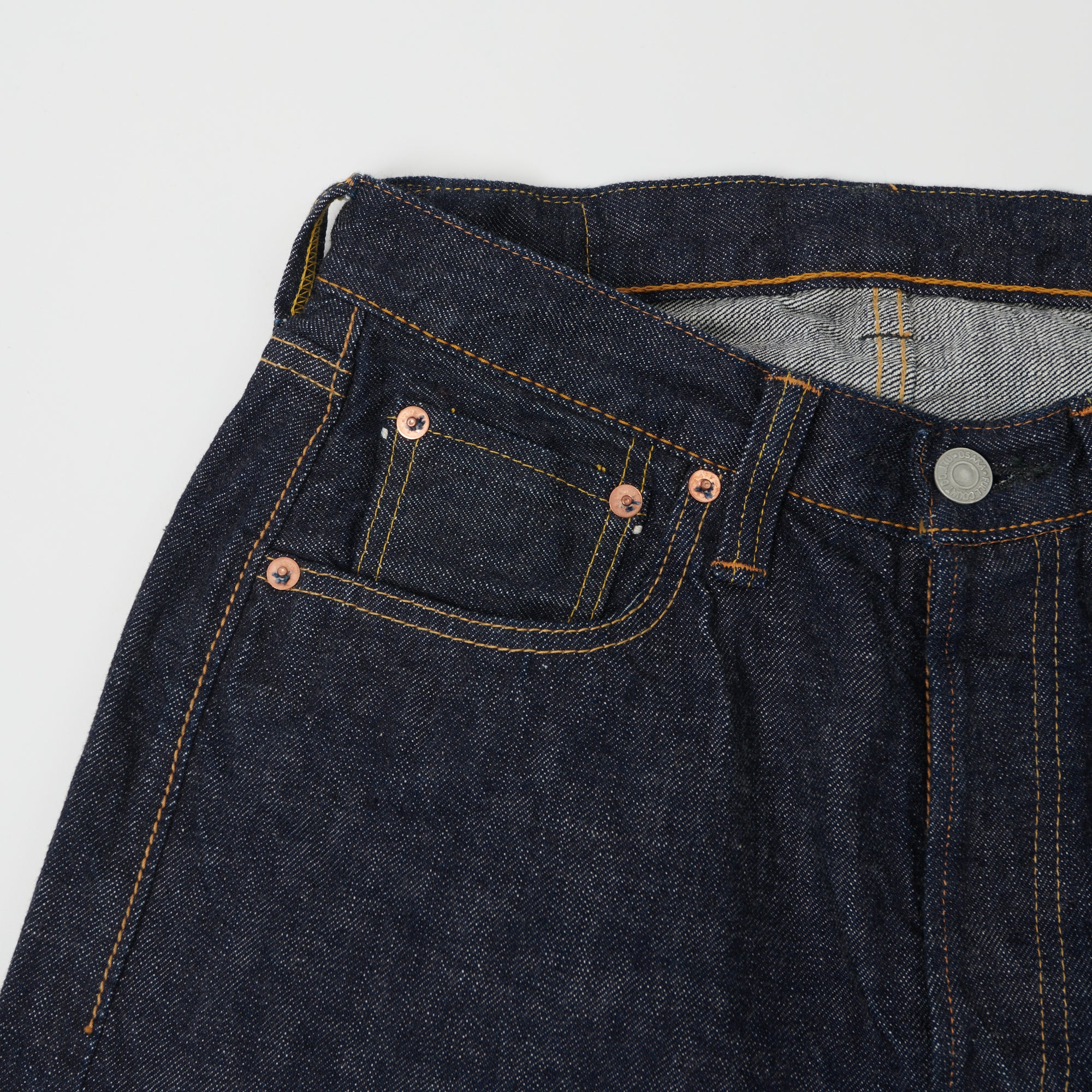 Full Count 0105W 13.7oz Wide Straight Jeans for Men - One Wash Denim Pants - Comfortable & Durable for Casual Wear, Work, and Everyday Use