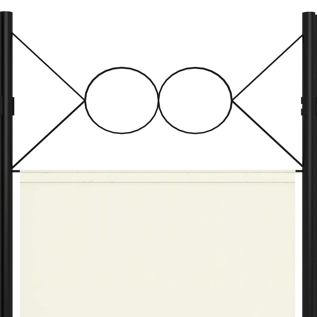 CHARMMA 5-Panel Room Divider Privacy Screen - 78.7