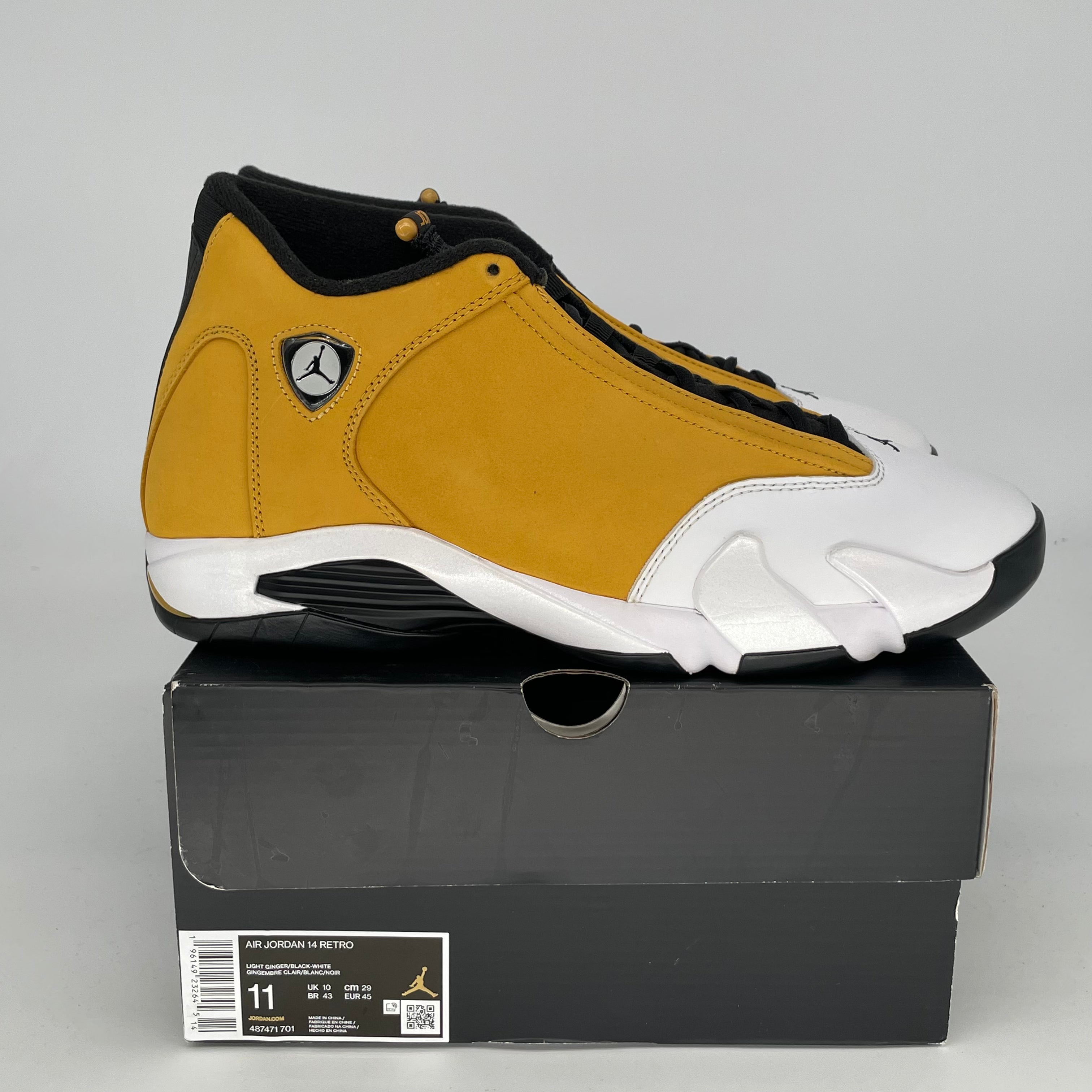AIR JORDAN 14 Retro Light Ginger Men's Basketball Shoes Size 11 - 487471-701 | Authentic Sneakers for Sports, Streetwear & Casual Outfits