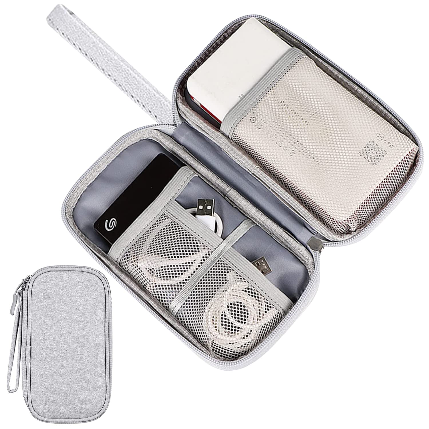 Premium Cord Organizer Travel Case - Electronic Accessories Storage Bag for Headphones, Chargers, USB Drives & SD Cards | Perfect for Travel, Office & Home Organization