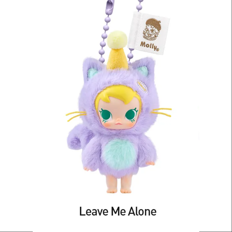 Baby Molly Pocket Friends Series - Soft Vinyl Plush Pendant Keychain for Kids | Cute Kawaii Anime Character Toy Gift for Girls & Boys | Perfect for Backpacks, School Bags & Key Rings