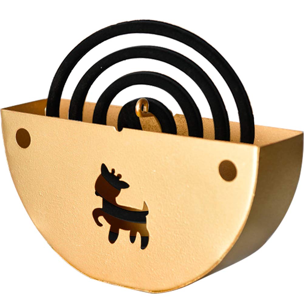 Fireproof Mosquito Coil Holder - Hanging & Tabletop Incense Burner for Outdoor/Indoor Use - Deer-Shaped Portable Anti-Mosquito Device for Patio, Camping & Home Decor