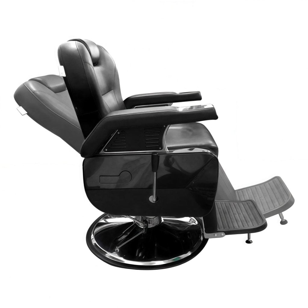 Premium Modern Extra Wide Hydraulic Reclining Barber Chair BC 601 - Professional Salon Styling & Haircut Chair for Comfortable Grooming Services
