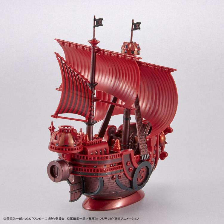 Bandai One Piece Grand Ship Collection Thousand Sunny Model Kit (Movie Red Commemorative Color Ver.) - Perfect for Anime Collectors, Display & Gift Giving