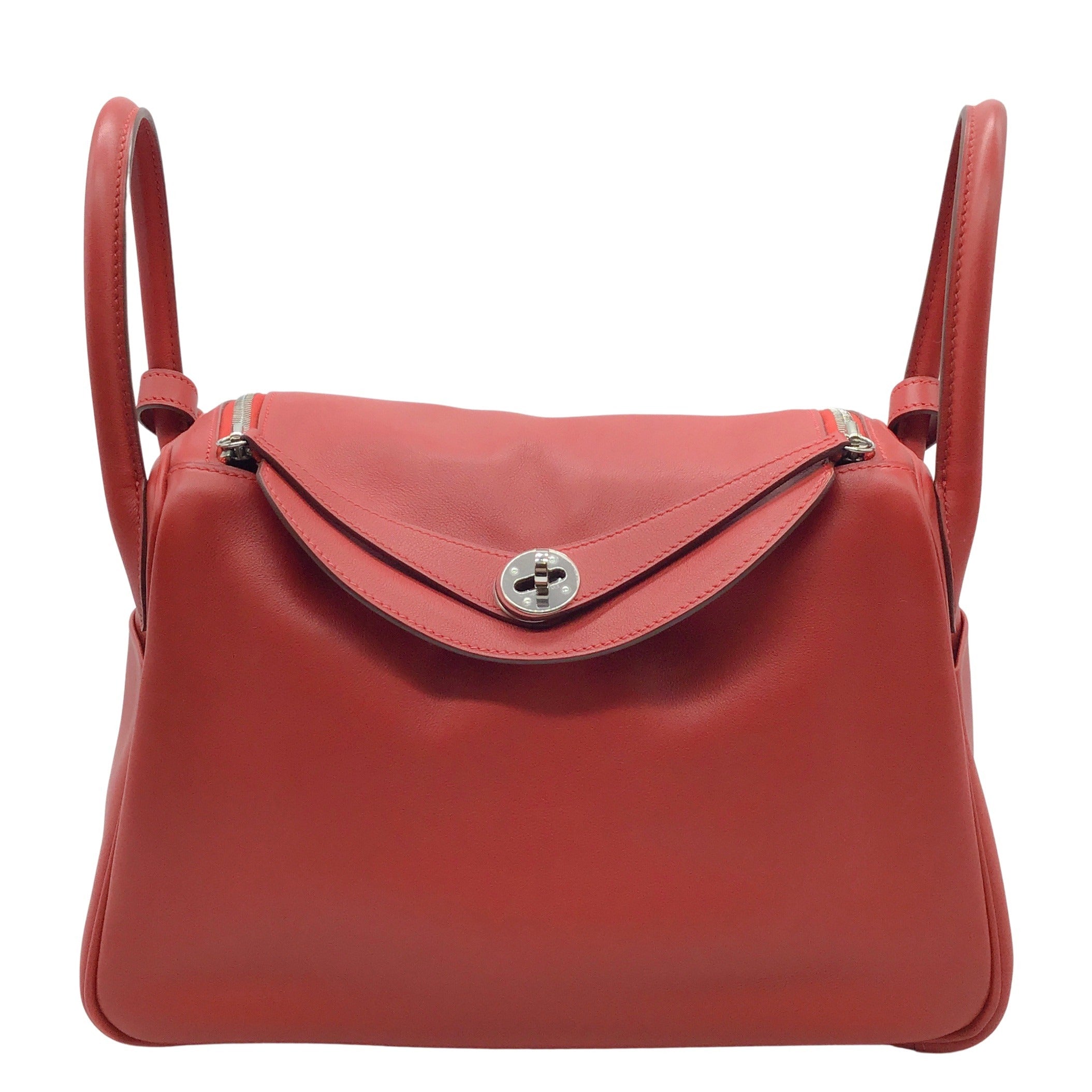 Authentic Hermès Lindy 30cm Shoulder Bag in Rouge Togo Leather - Luxury Handbag for Women, Perfect for Work, Travel & Special Occasions