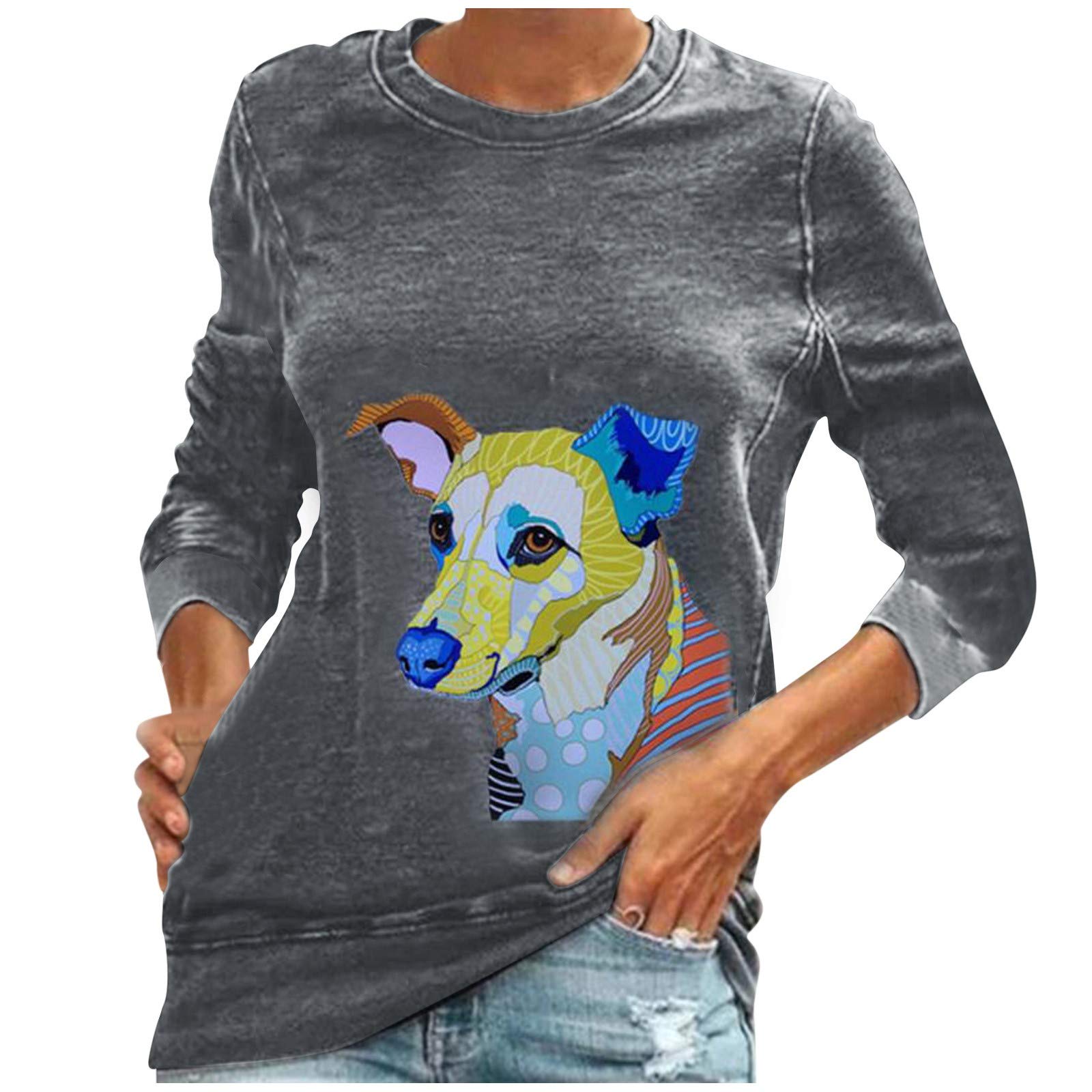 Women's Long Sleeve Workout Tops 2022 - Basic Loose Fit Activewear Shirts with Side Split for Yoga, Gym & Running | Comfortable Athletic Wear for Women