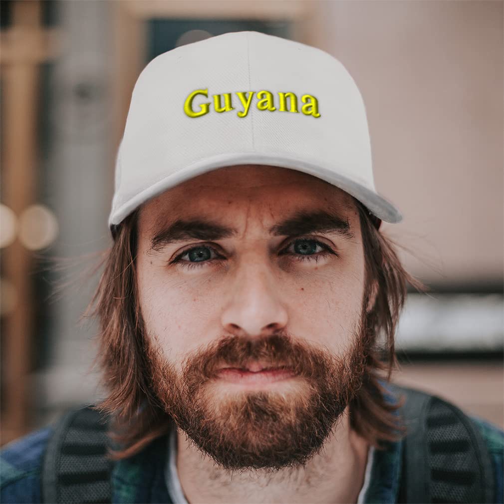 Stylish Guyana Love Acrylic Baseball Cap for Men & Women - Adjustable Dad Hat for Sports, Outdoor Activities & Casual Wear