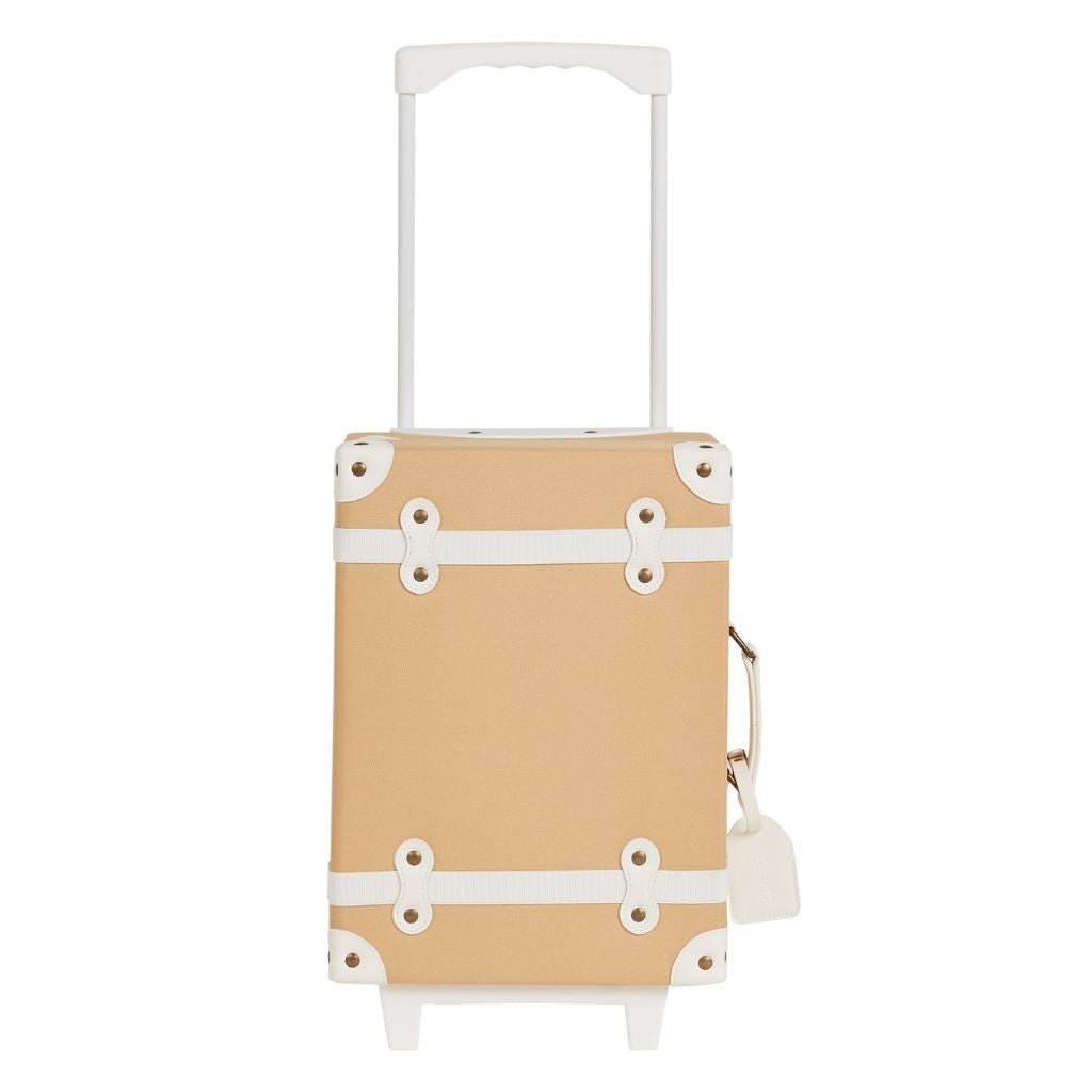 Olli Ella See Ya Suitcase - Butterscotch Carry-On Luggage for Women & Kids | Perfect for Travel, Weekend Getaways & School Trips