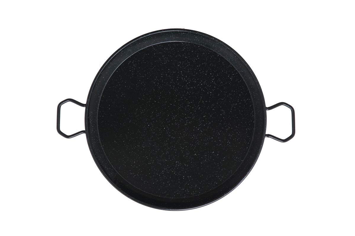Premium Mabel Home Paella Pan Set with Burner & Stand - Complete Kit for 8, 14 & 20 Servings (18-Inch 14-Serving) - Perfect for Outdoor Cooking, Spanish Cuisine & Family Gatherings