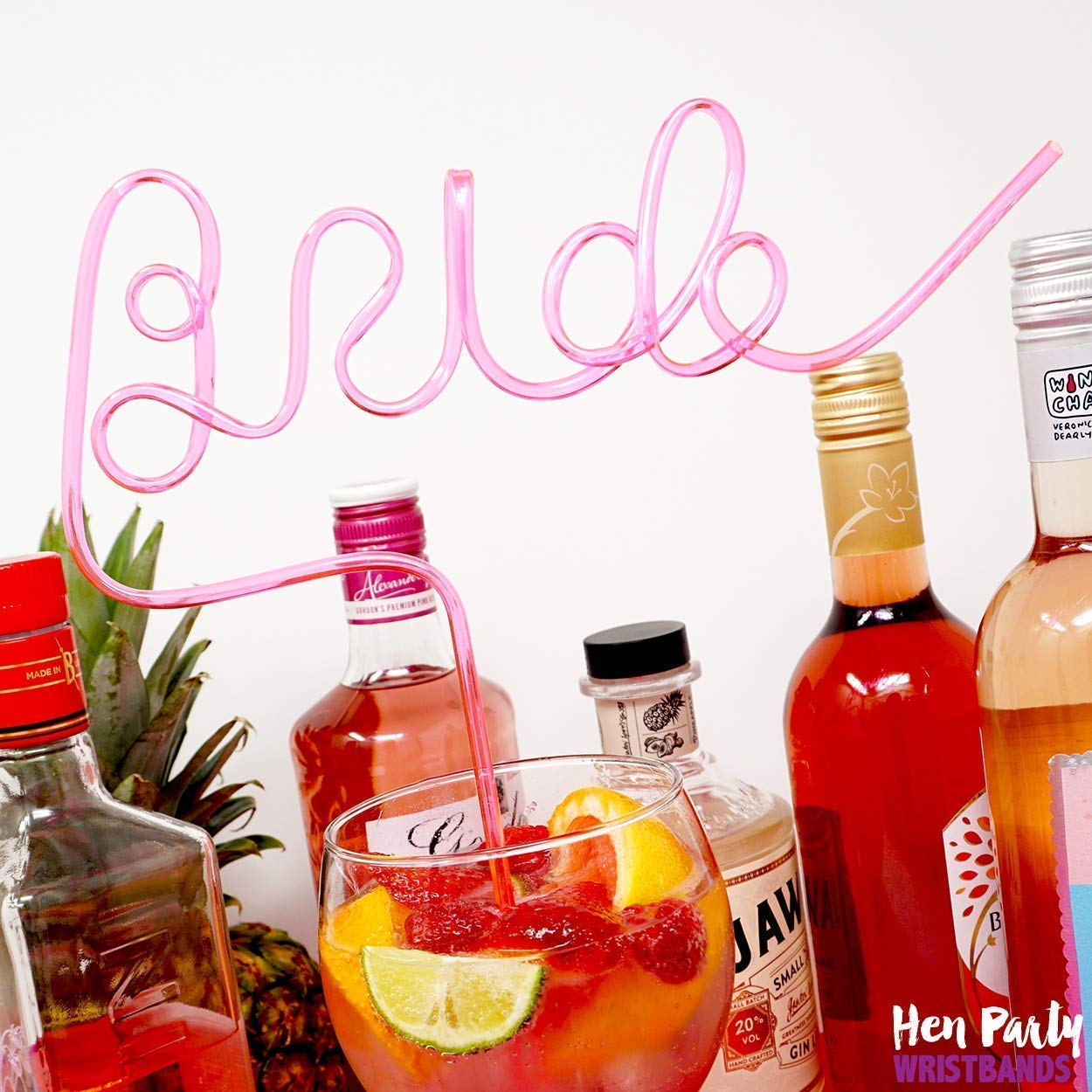 Bachelorette Party Straws - Bride to Be Drinking Straws - Hen Do Party Accessories - Fun Wedding Shower Decorations - Perfect for Bridal Showers, Girls' Night Out & Bachelorette Celebrations