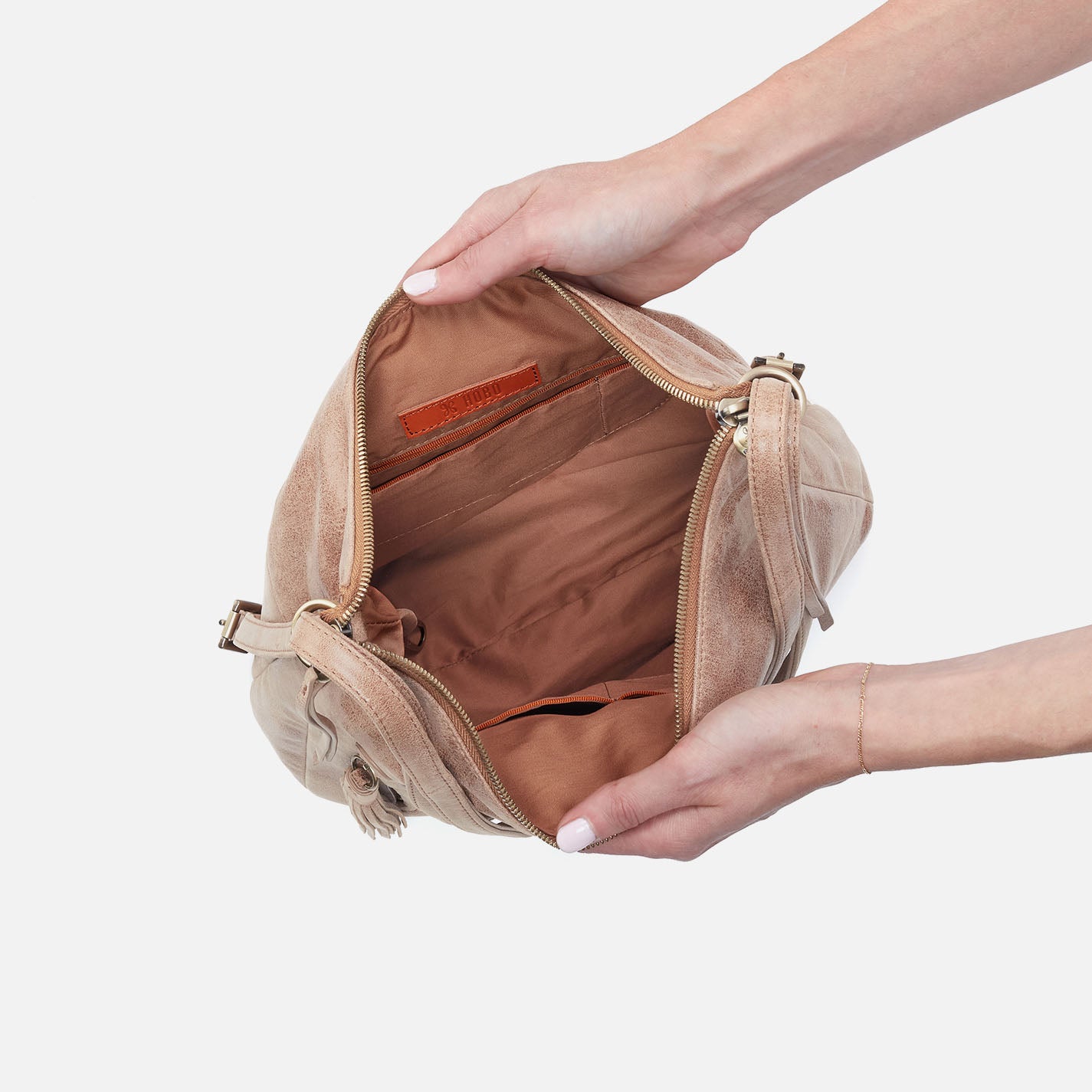 Merrin Convertible Backpack - Premium Buffed Leather Hazel Brown - Stylish Laptop Bag for Work, Travel & College