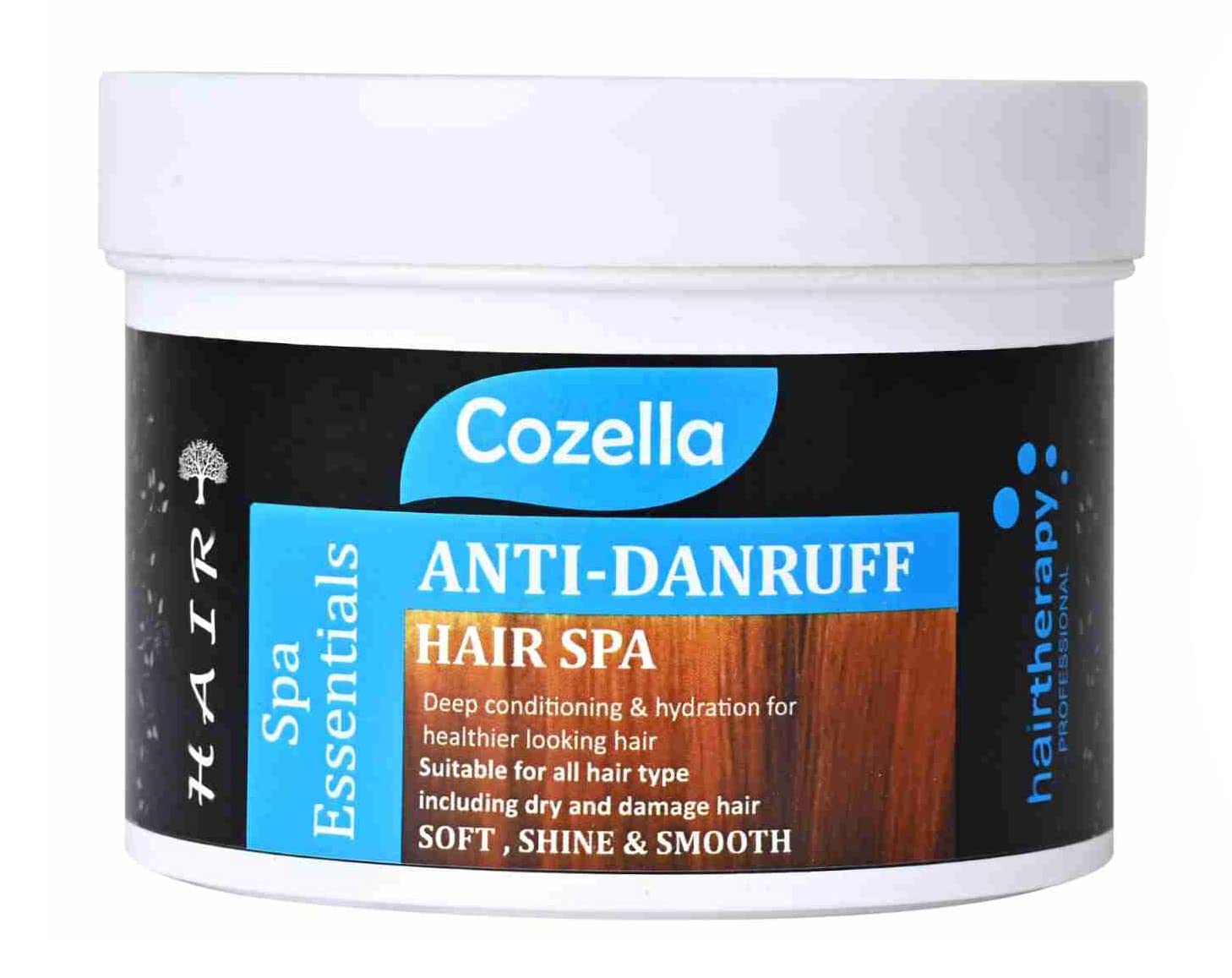 Cozella Anti-Dandruff Hair Spa Treatment - Deep Conditioning & Hydrating Hair Mask for Dry, Damaged Hair - Sulfate & Paraben Free - Soft, Shiny & Smooth Hair - 500ml White Bottle - Perfect for Home Hair Care & Salon-Style Treatment