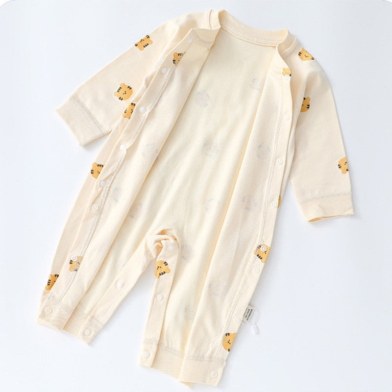 Adorable Cartoon Bear Romper - Soft & Cozy One-Piece Outfit for Babies & Toddlers | Perfect for Playtime, Lounging & Photo Shoots