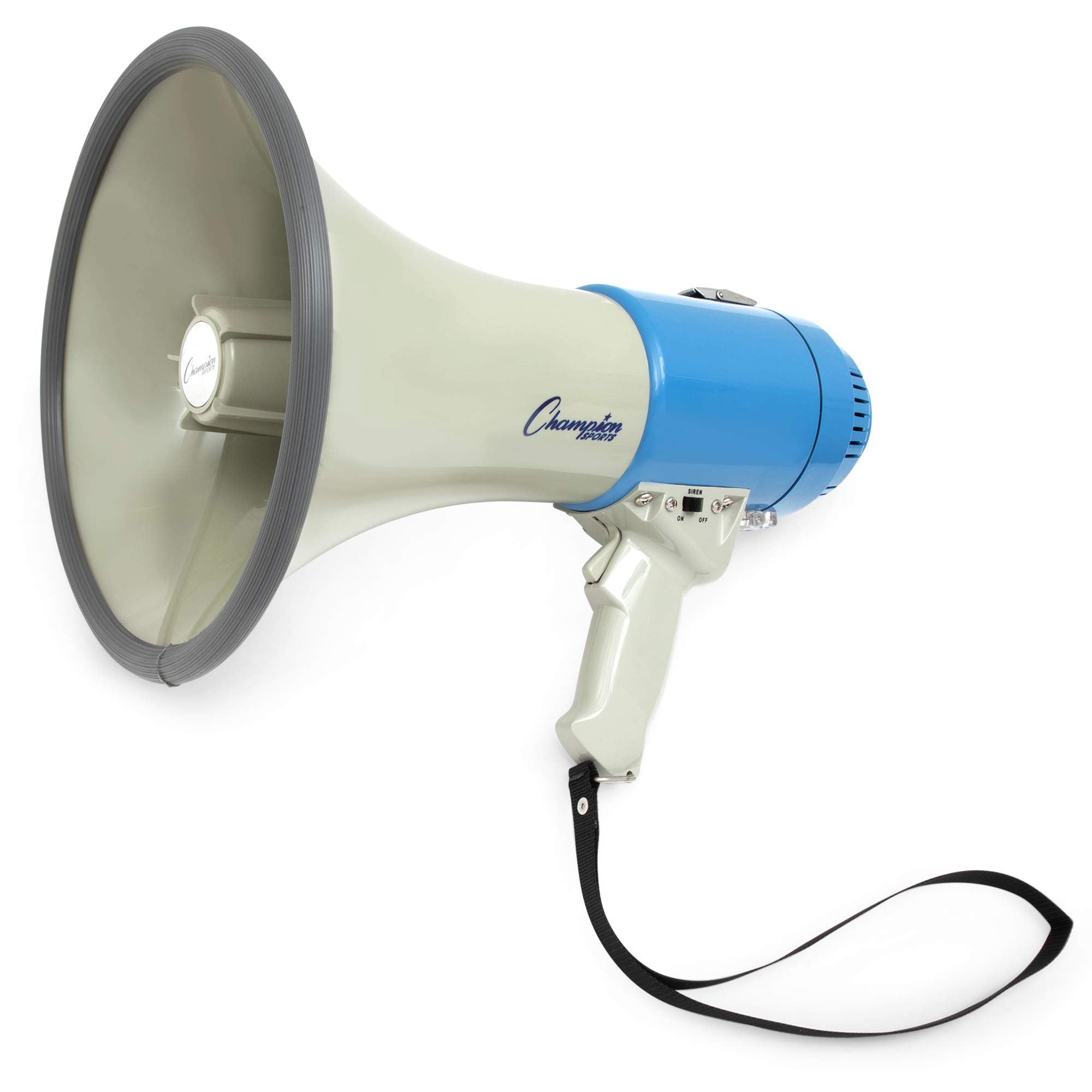 Champion Sports Megaphone with Adjustable Volume & Multiple Power Modes - Perfect for Cheerleading, Coaching, Sporting Events & Outdoor Activities
