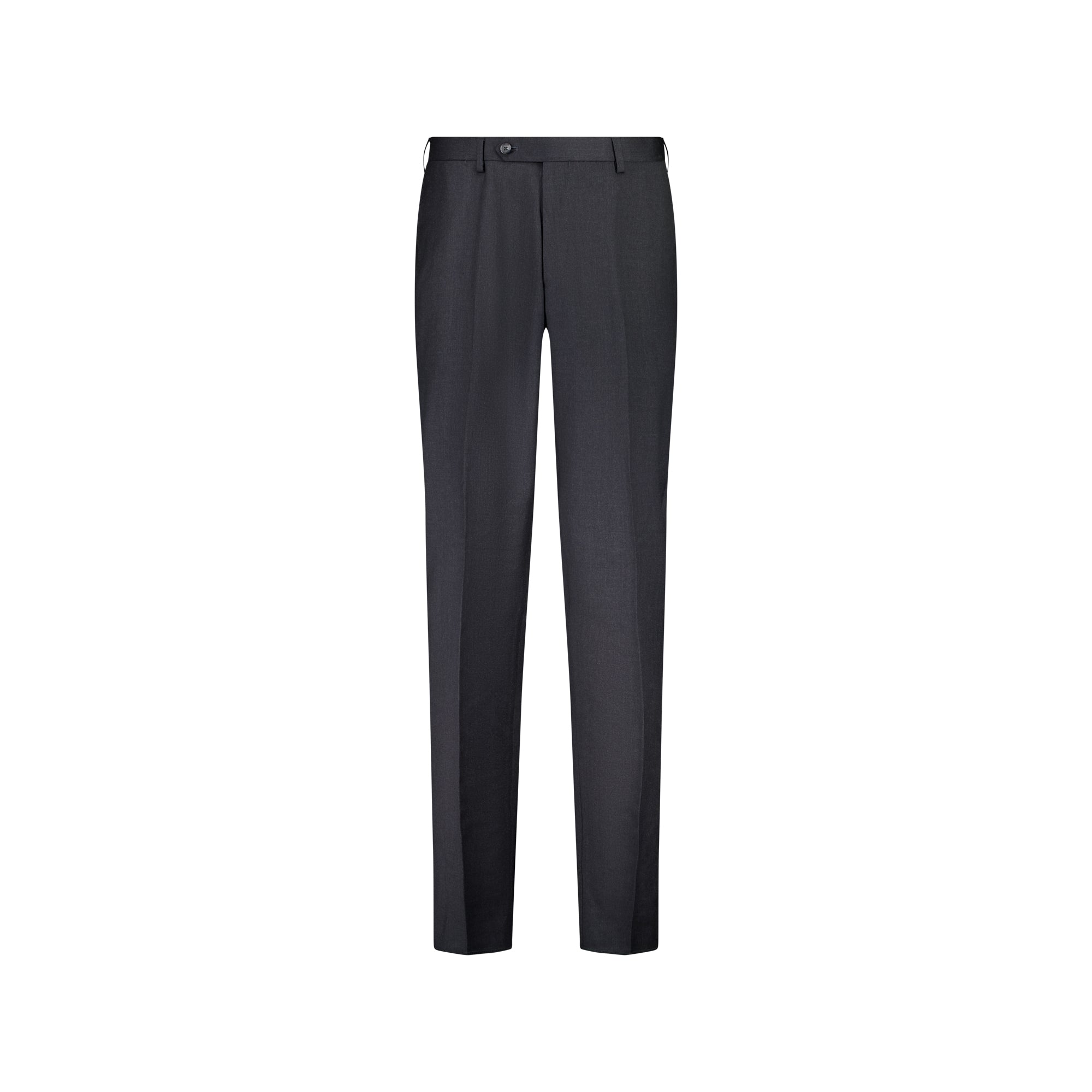 Premium Men's Charcoal Wool Suit by CORNELIANI - Classic Plain Leader Design for Business, Office & Formal Events