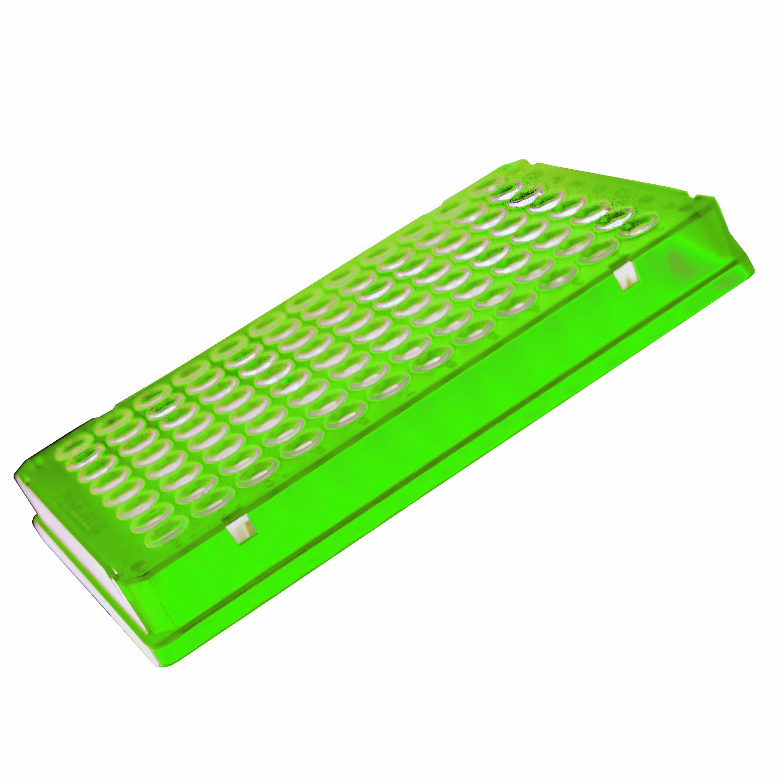 Axygen PCR-96-G | 96-Well 300μL PCR Microplate, Green Polypropylene, RNase/DNase-Free, Non-Sterile (10 Plates/Unit, 5 Units/Case) - Ideal for High-Throughput PCR, DNA Amplification & Molecular Biology Research