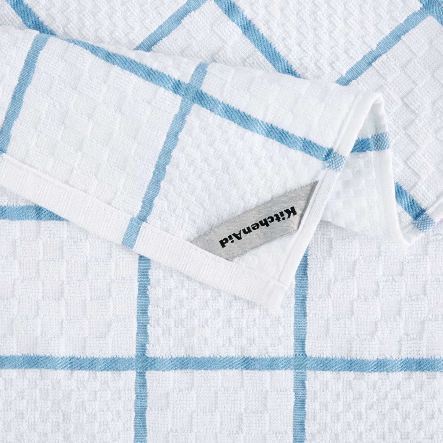 KitchenAid Heat Resistant Quilted Cotton Terry Cloth Oven Mitt & Pot Holder Set (16