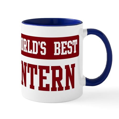 White/Navy Inside - Worlds Best Intern Mug