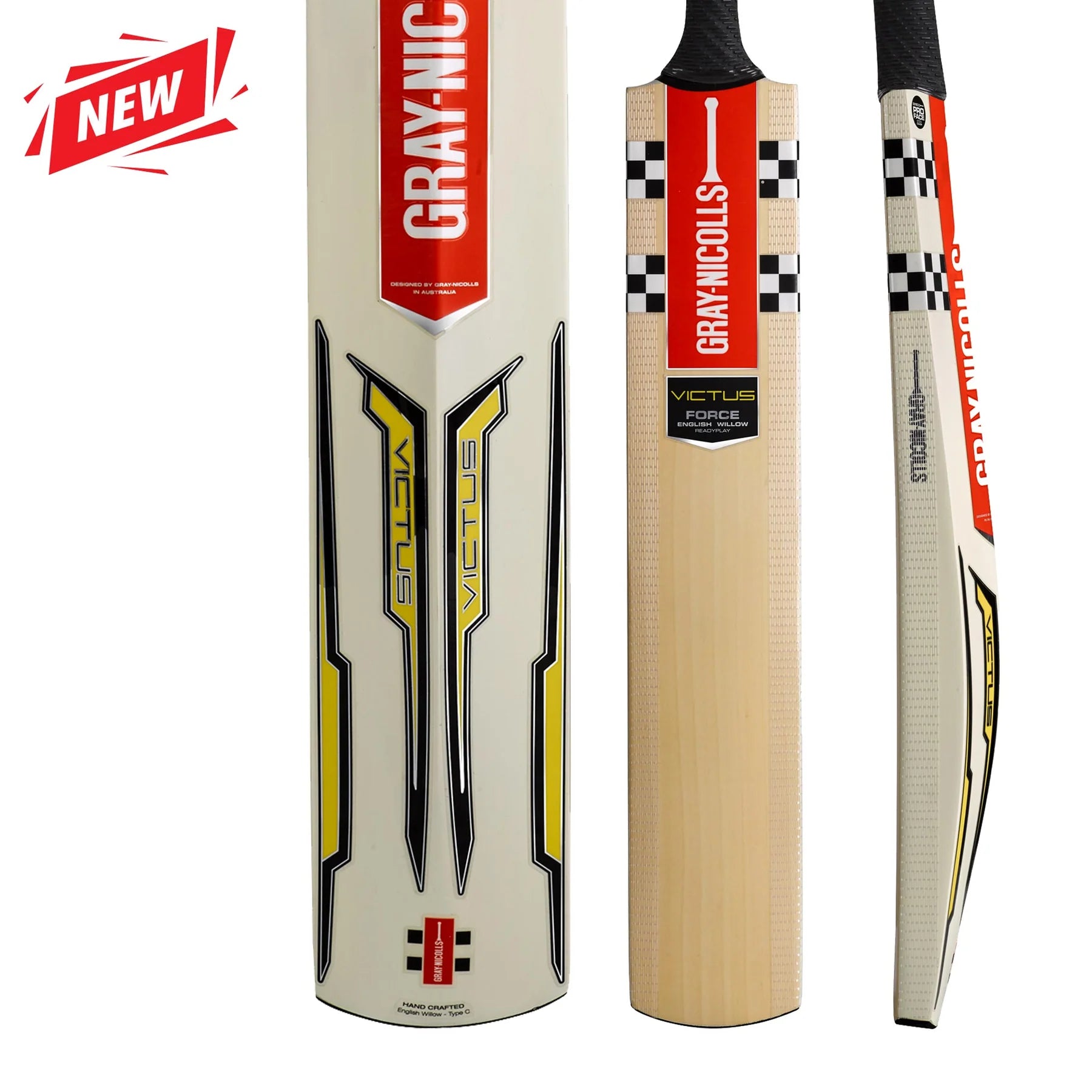Gray Nicolls Victus Force Junior Cricket Bat - Ready to Play | Perfect for Youth Cricket Training & Matches | Lightweight & Durable for Junior Players