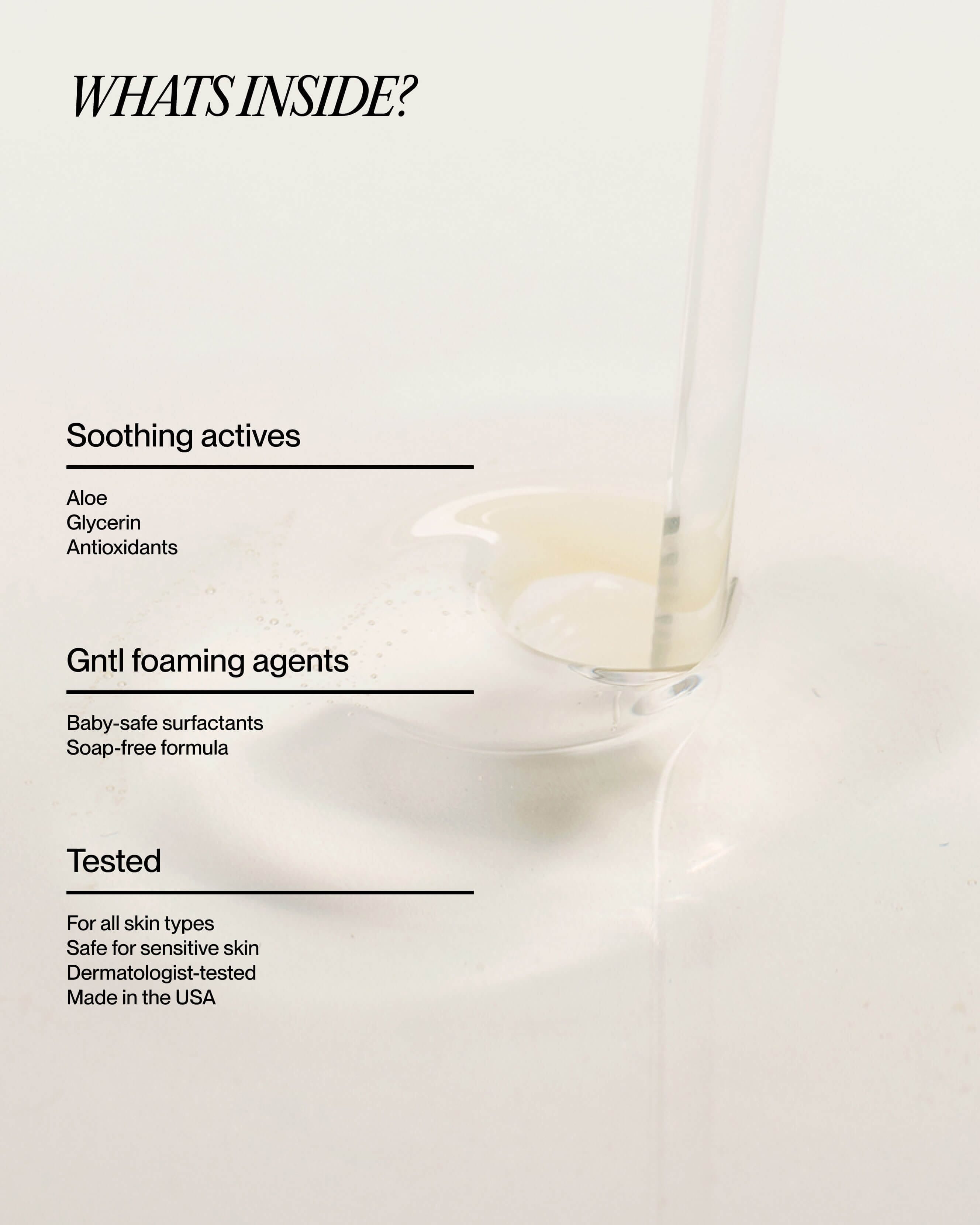 Gentle Skin Wash for Face & Body - Hydrating & Soap-Free Cleanser for Sensitive Skin | Daily Use, Post-Workout & Travel-Friendly