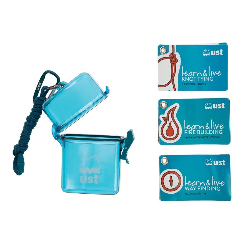 UST Learn & Live Outdoor Skills Card Set - Essential Survival Guide for Camping, Hiking & Emergency Preparedness | Perfect for Outdoor Enthusiasts & Adventure Seekers
