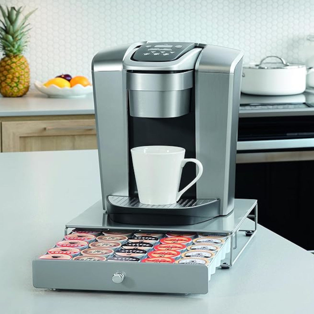 STARFRIT Coffee Pod Capsule Organizer Drawer - Holds 30 Keurig K-Cups - Compact Storage Solution for Kitchen, Office, or Dorm Room